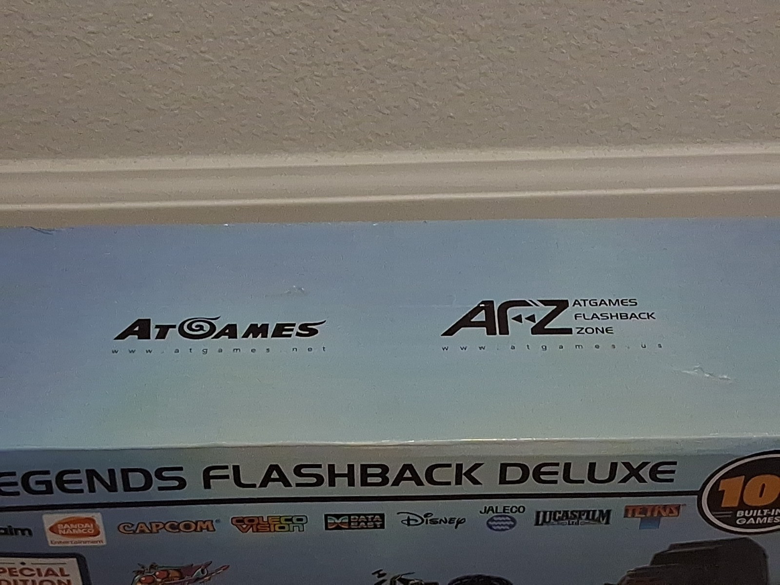 AtGames Legends Flashback HDMI Console Built-in Games with 2 Controllers