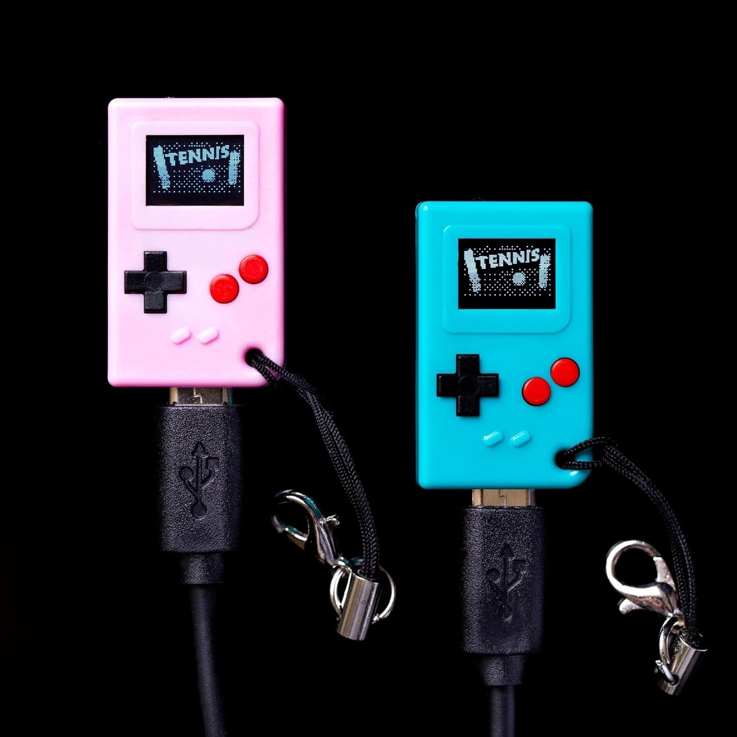 Thumby Keychain Mini Game Console: Retro Fun & STEM Learning, USB Rechargeable