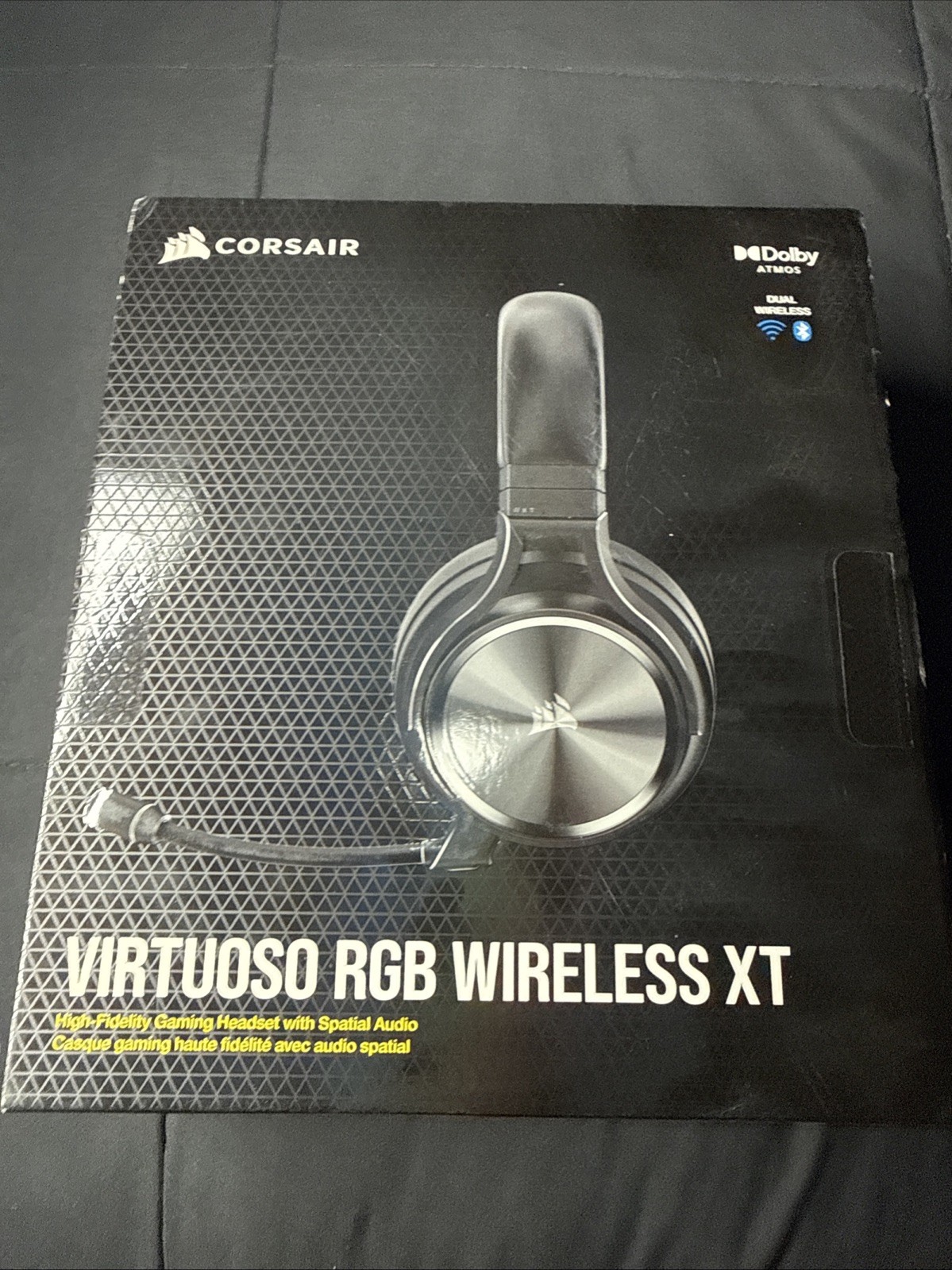 CORSAIR VIRTUOSO RGB WIRELESS XT Bluetooth Gaming Headset for PS5/Xbox/PC. New