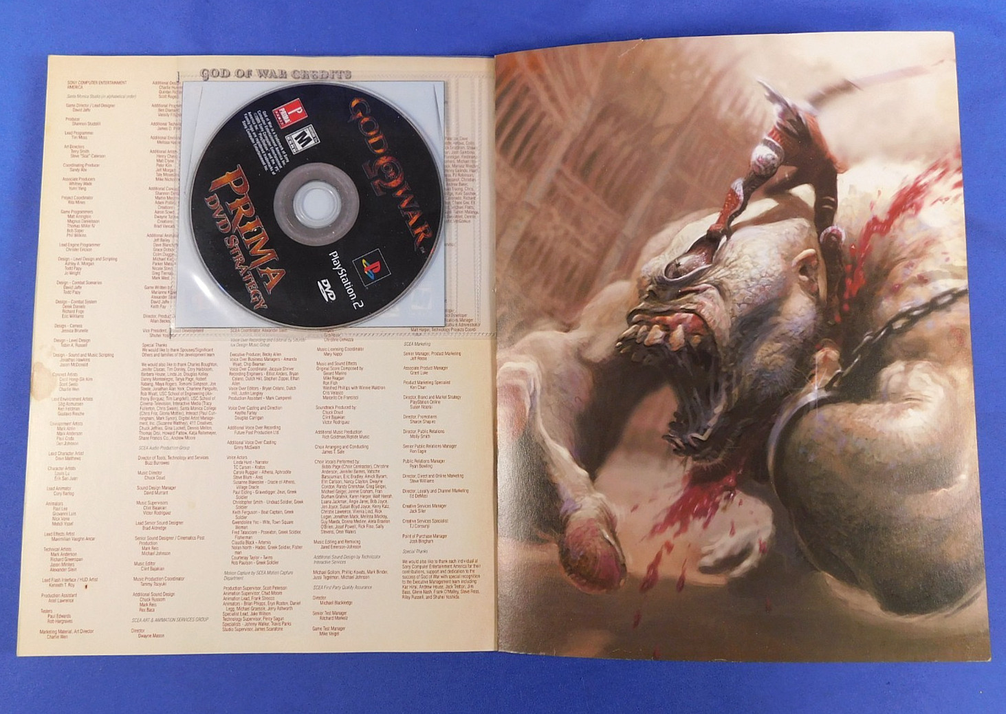 GOD OF WAR 1, 2, 3 GUIDE BOOKS PS2/3 PLAYSTATION LOT W/ART BOOK & DVD