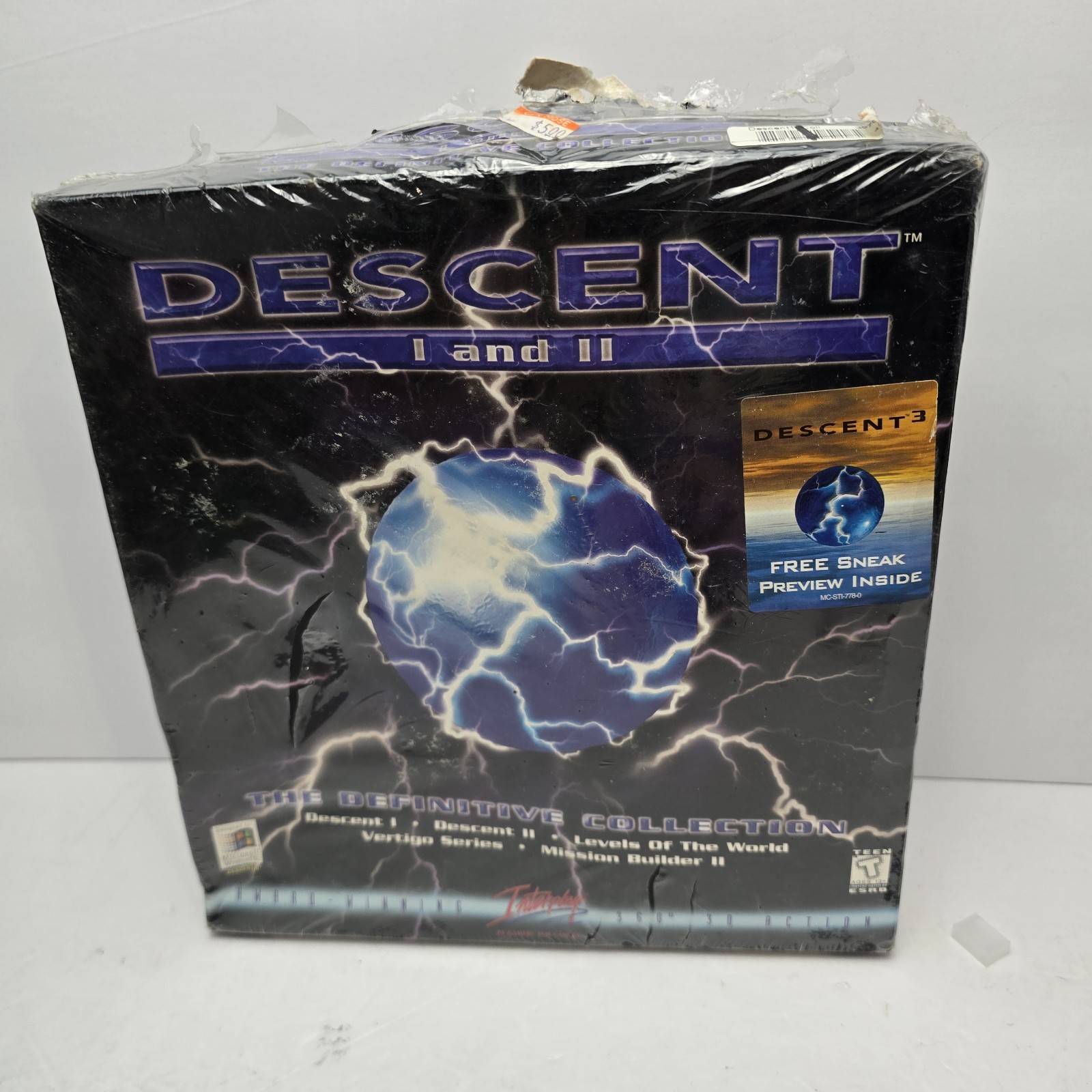 *See Pics* NEW Descent I & II The Definitive Collection (3 Disc PC Game 1997 )