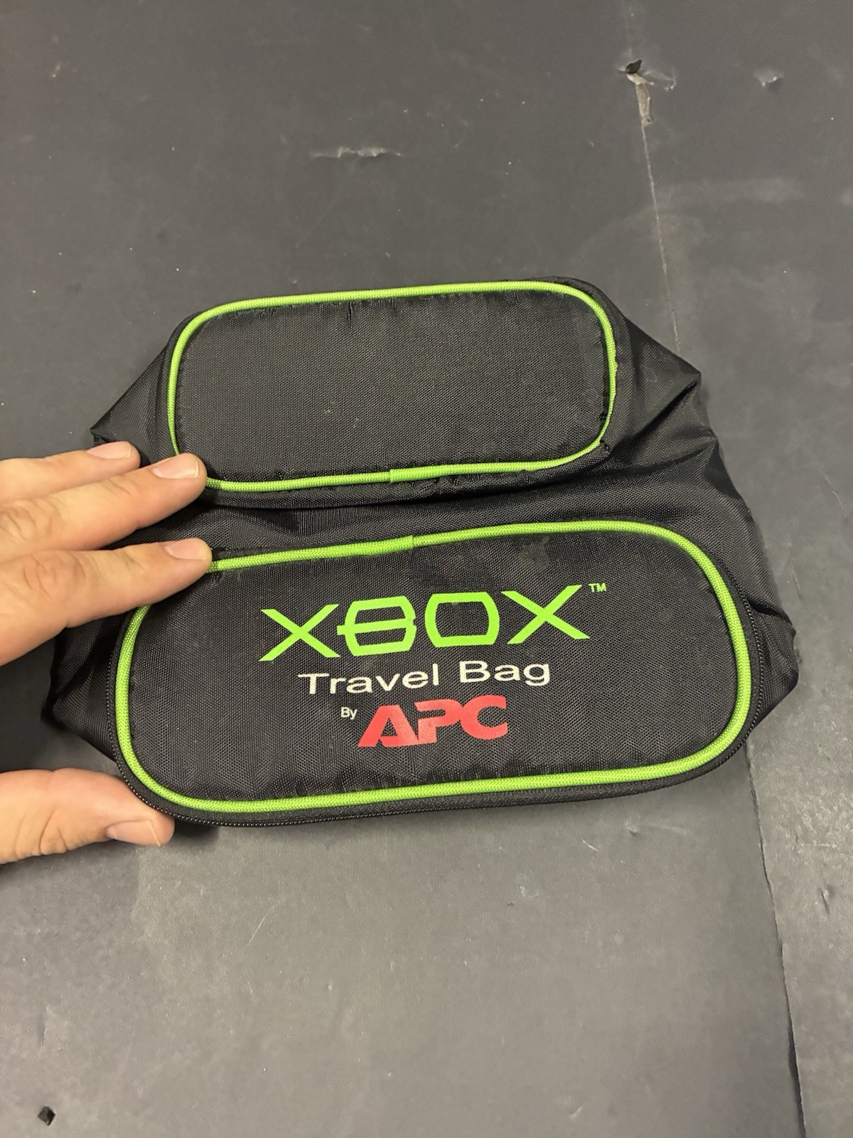 Vintage 2000s Original Xbox APC Promotional Carrying Case Zip! Rare Collectable