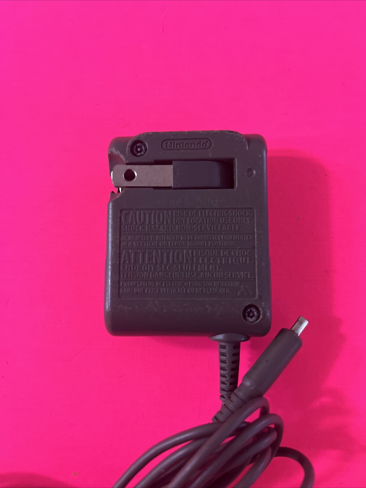 Ds Lite USG-002 AC Adapter OEM Nintendo Home Wall Charger (1a)