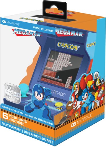 My Arcade DGUNL-7011 Mega Man Pico Player Portable Retro Arcade (6 GAMES IN 1) [