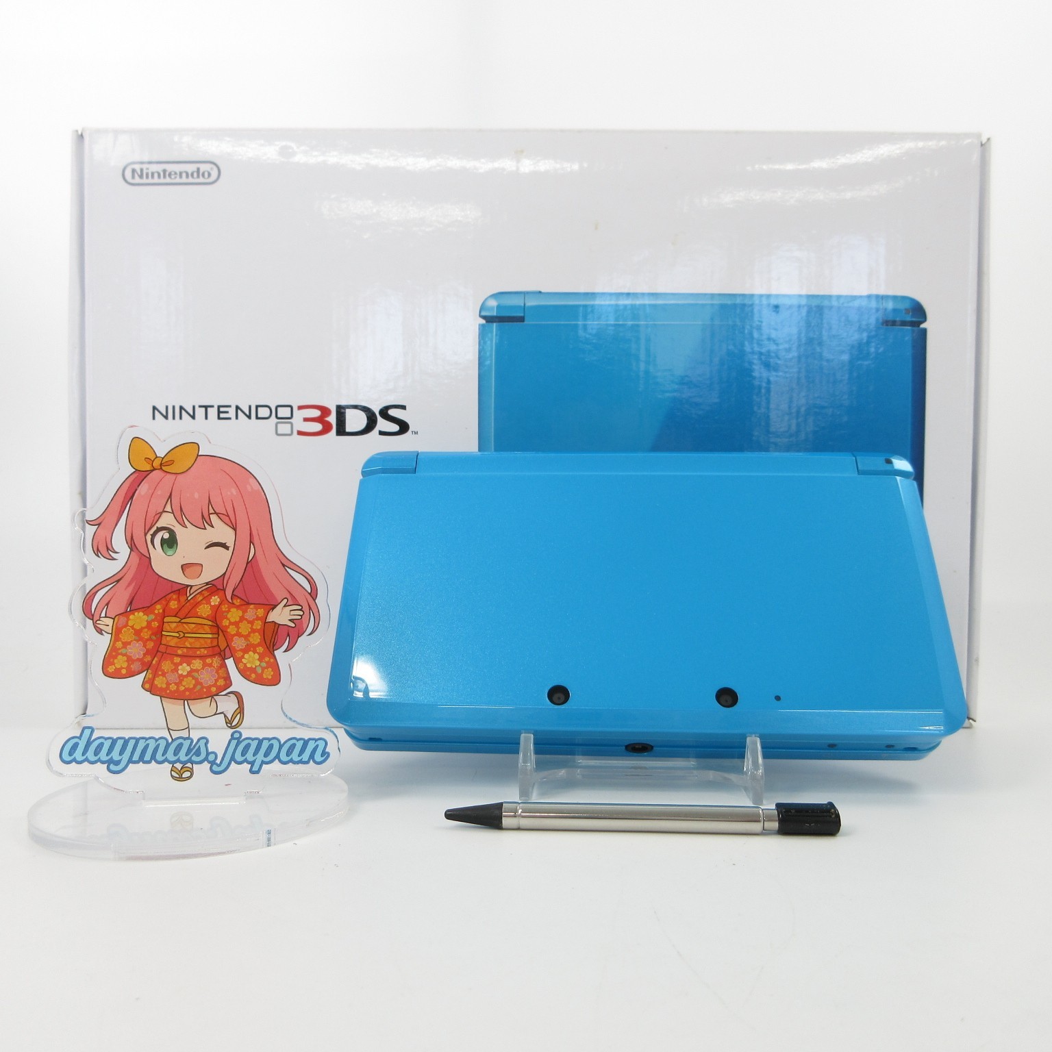 【Near Mint】Nintendo 3DS Light Blue Console Japanese Edition #DEN08/0603/03