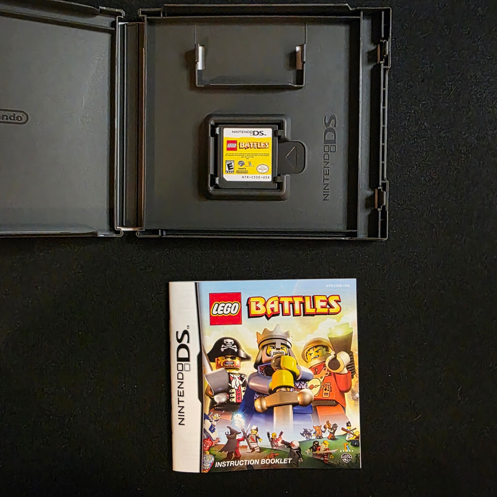 Nintendo DSi Black Lot with Charger, 20 Games, Hardshell Case, and Carrying Case