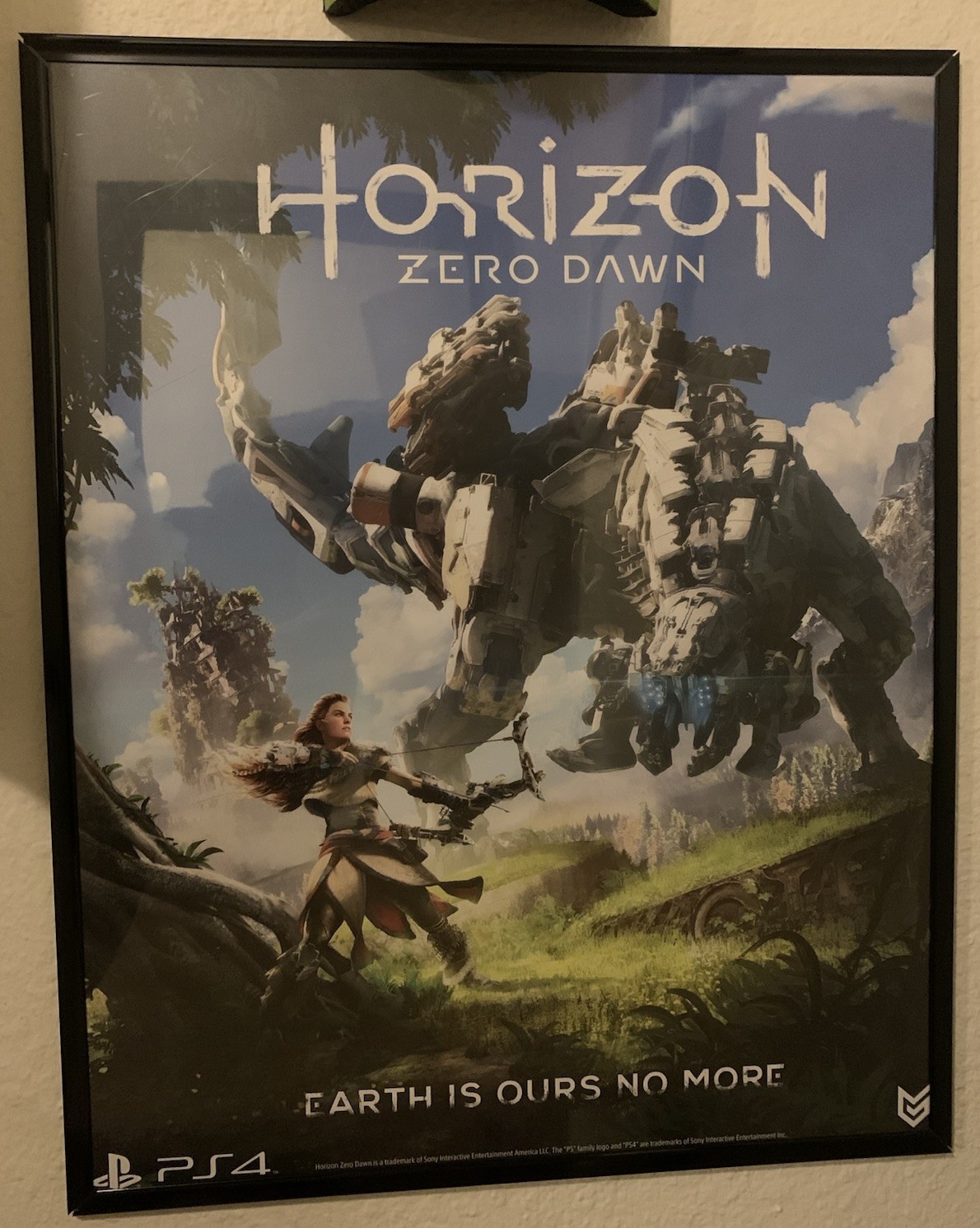 Horizon PS4 Aloy double-sided poster FRAMED 20” x 14“￼