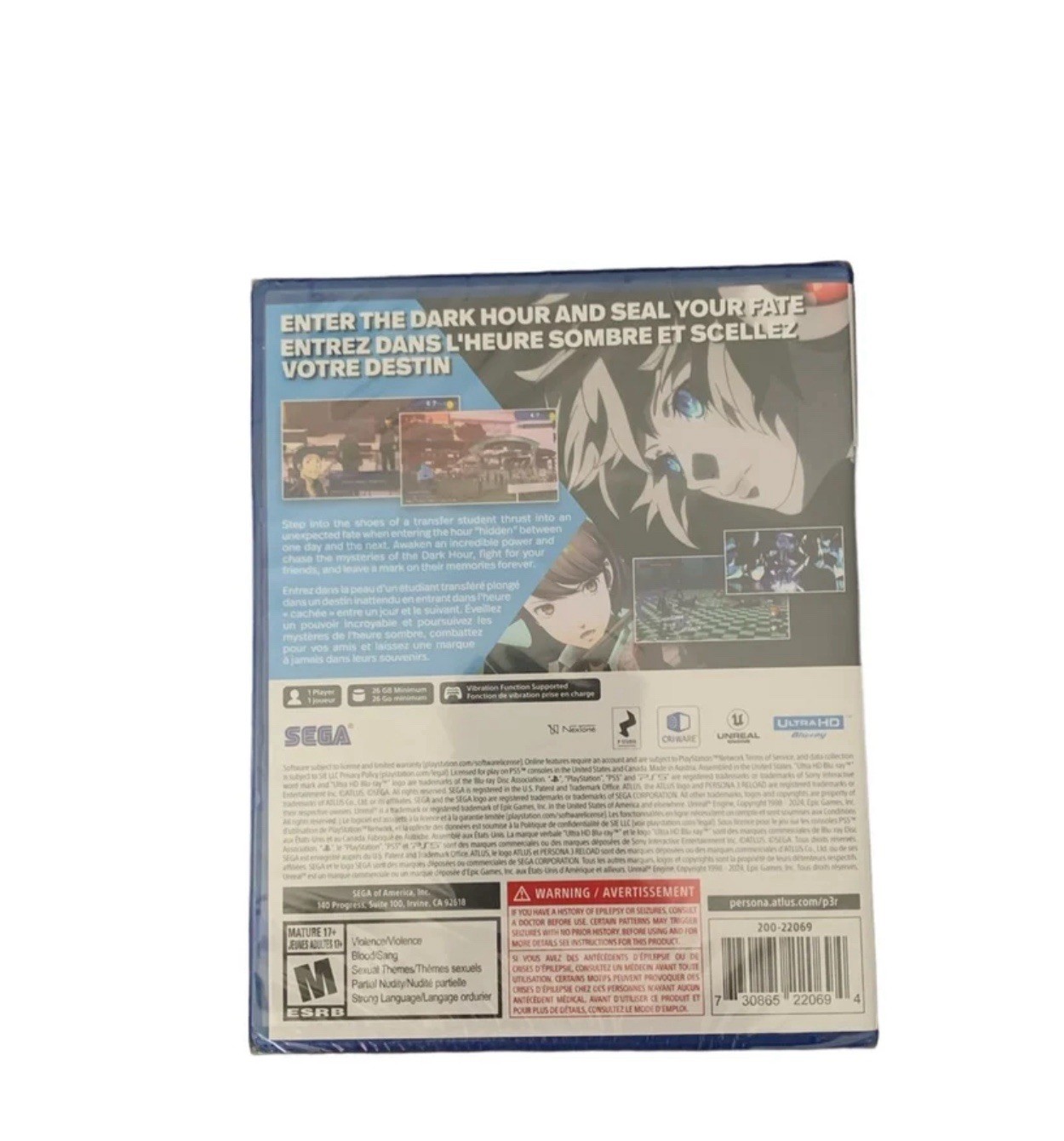 Persona 3 Reload – Sony PlayStation 5 – P3