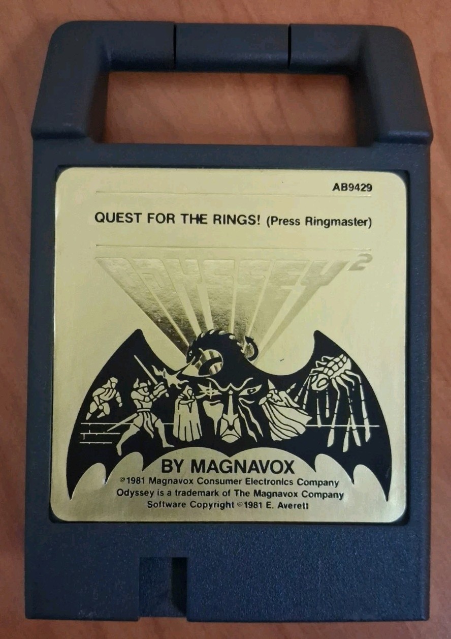 Quest for the Rings – Magnavox Odyssey 2 *MISSING PIECES, SEE DESC*