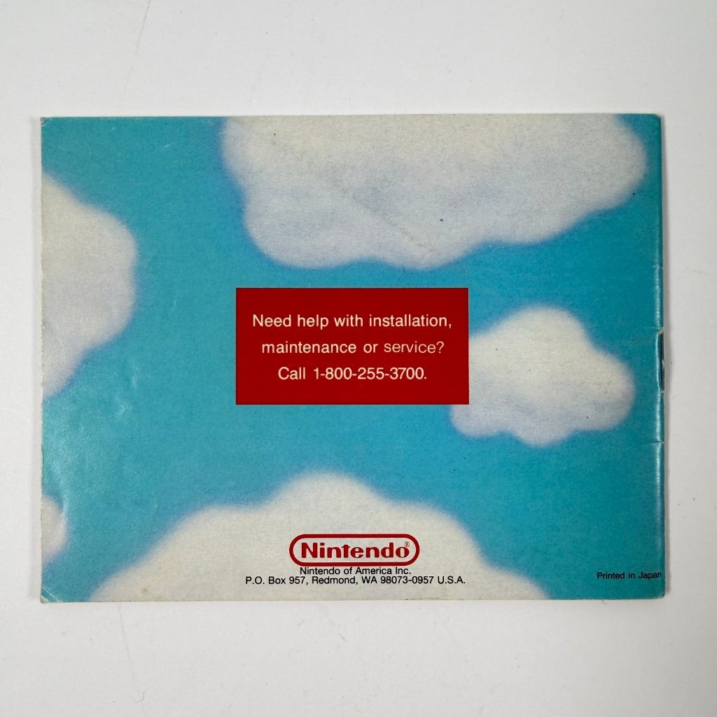 Super Mario Bros 2 NES Instruction Booklet Manual ONLY Nintendo NES-MW-USA-1