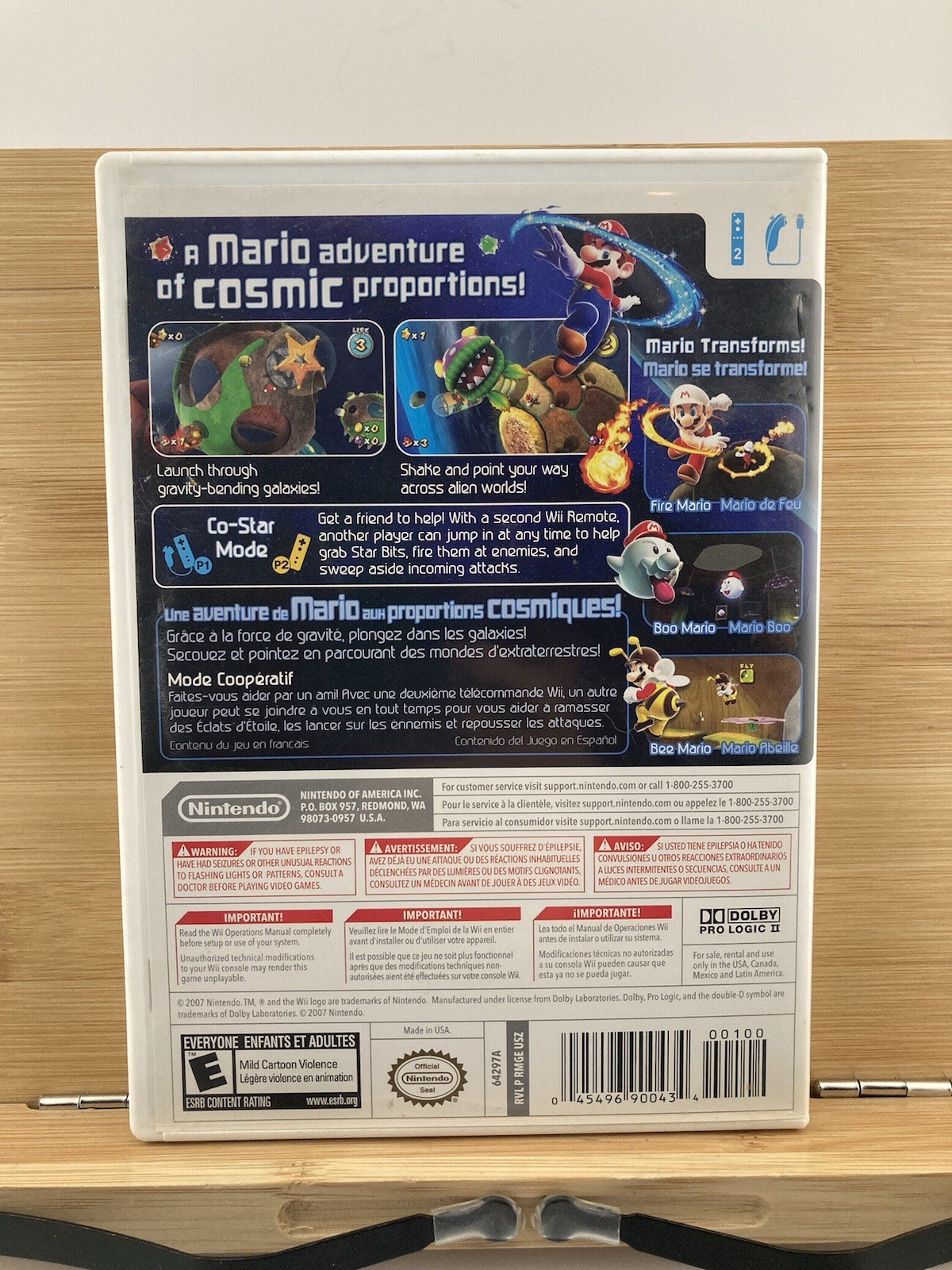 Super Mario Galaxy (Nintendo Wii, 2007) CIB