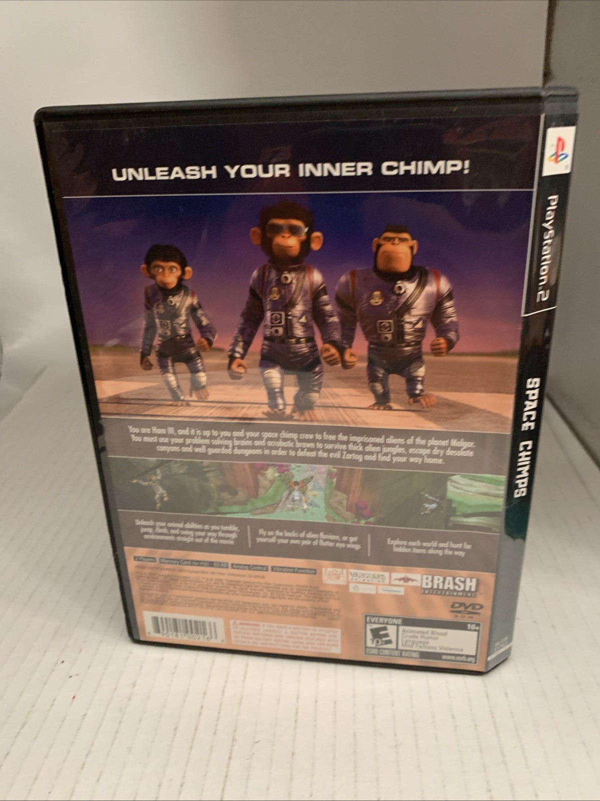 Space Chimps 2008 Sony PlayStation 2 PS2 CIB Complete Mint Condition See Pics