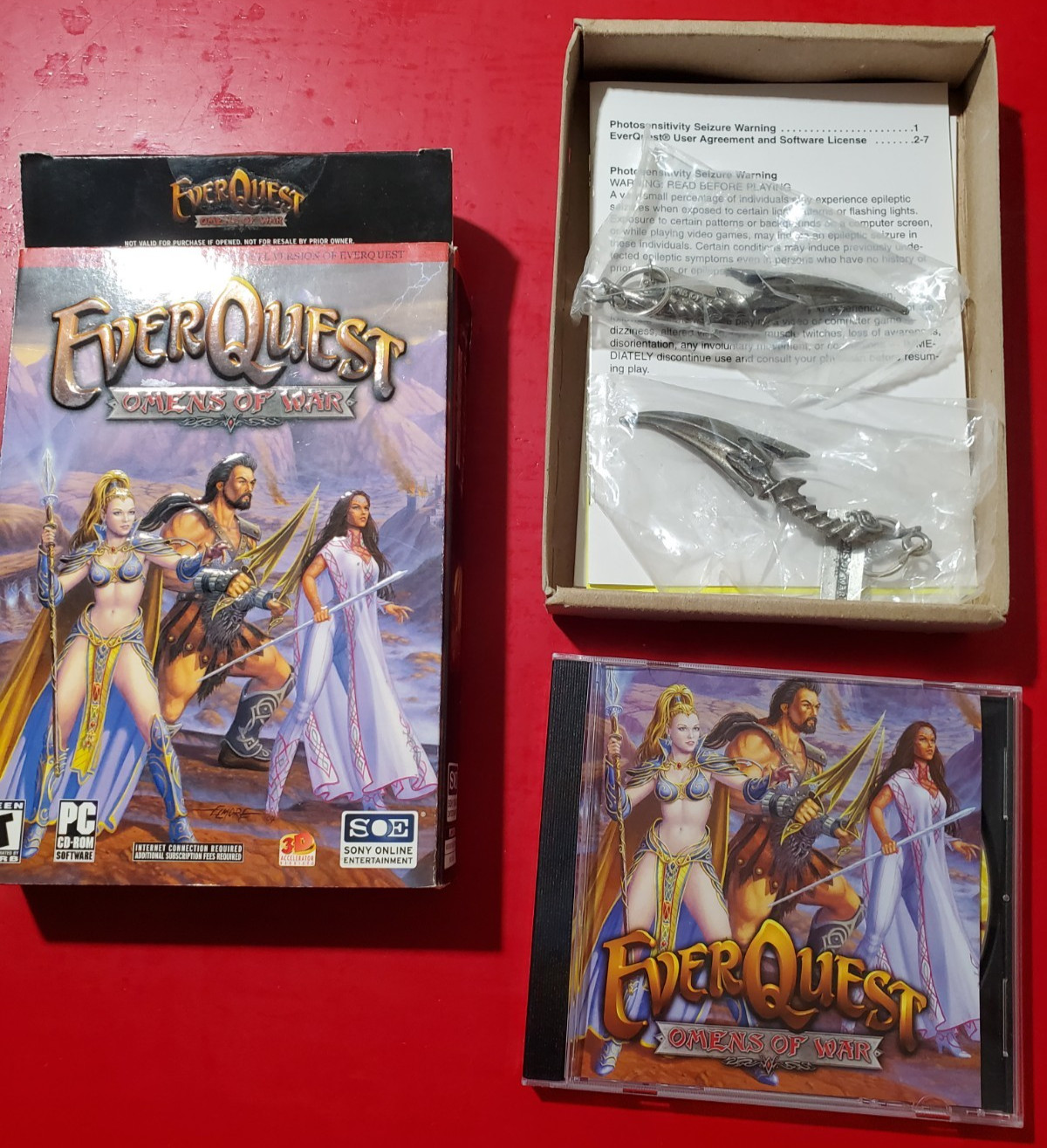 Rare Unique Lot of 14 EverQuest PC-CD Rom Video Games and Expansions