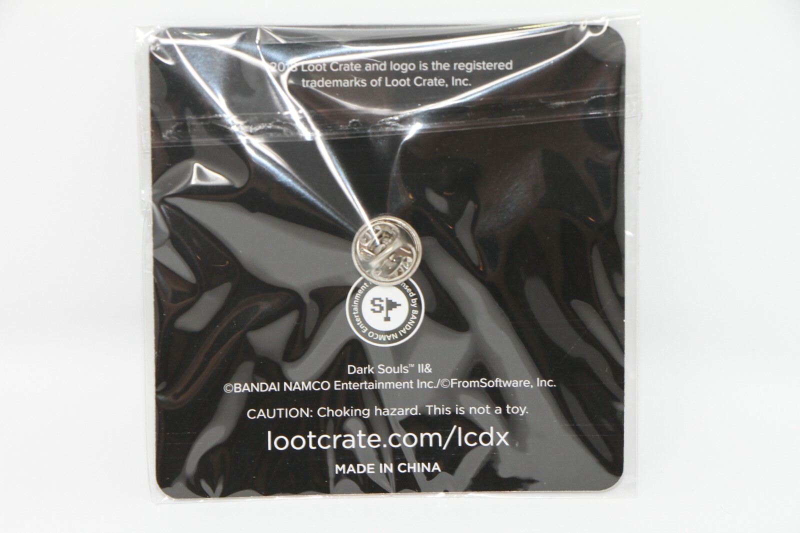 Dark Souls II Loot Crate DX Exclusive Enamel Pin Brand New Sealed RARE!