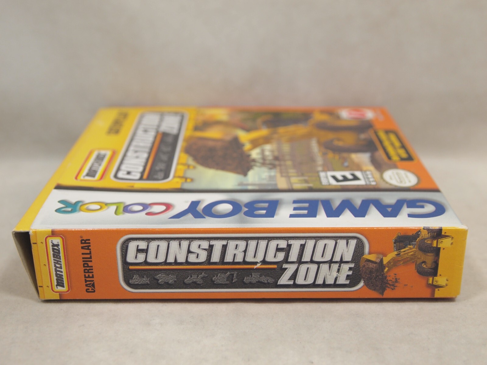 Matchbox Caterpillar Construction Zone (Game Boy Color | GBC) Authentic BOX ONLY