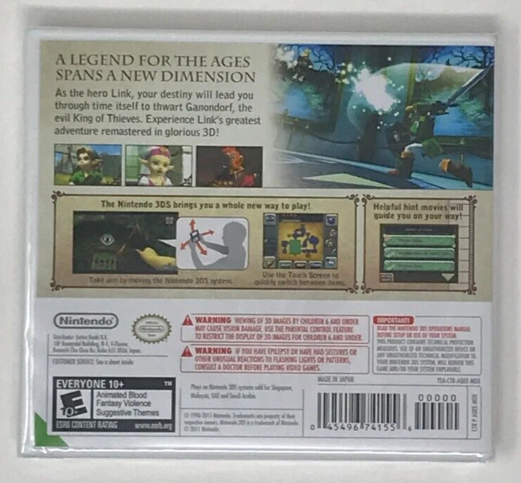 The Legend of Zelda 3DS Game Brand New Mega Bundle