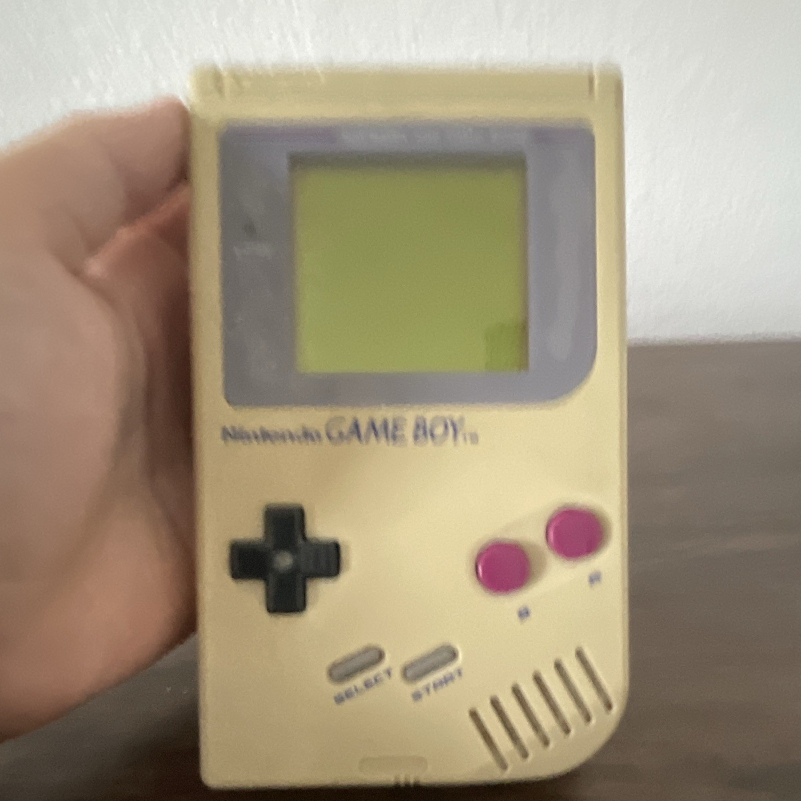Nintendo Game Boy Handheld Video Game Console System, Beige