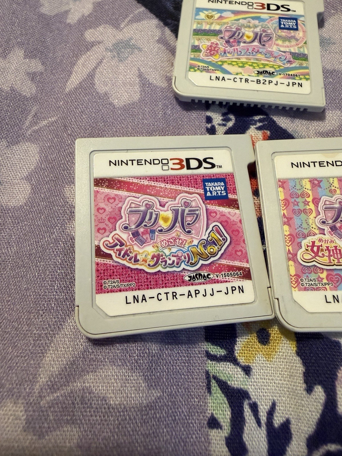 3 Games Idle Time Pripara Aim for Idol Grand Prix No.1 Nintendo 3DS Japanese