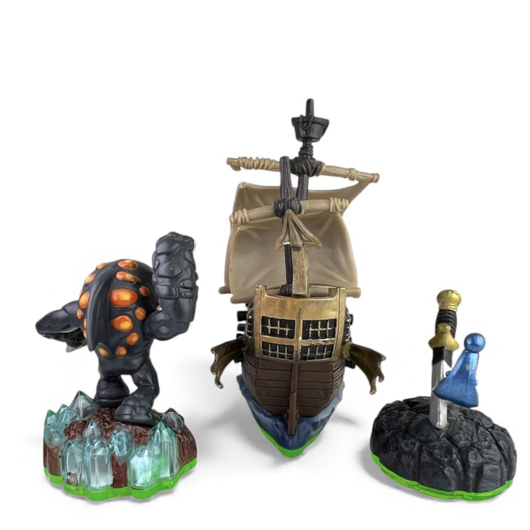 Skylanders Spyro’s Adventure 3 Figure Lot Spyro Voodood Wrecking Ball Tested