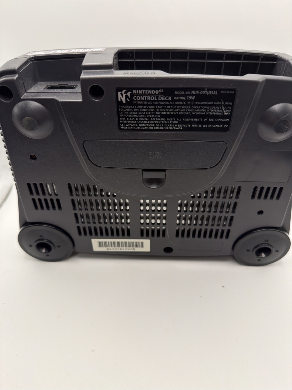 Nintendo 64 N64 Console Bundle with Expansion Pak OEM Black Controller & Hookups