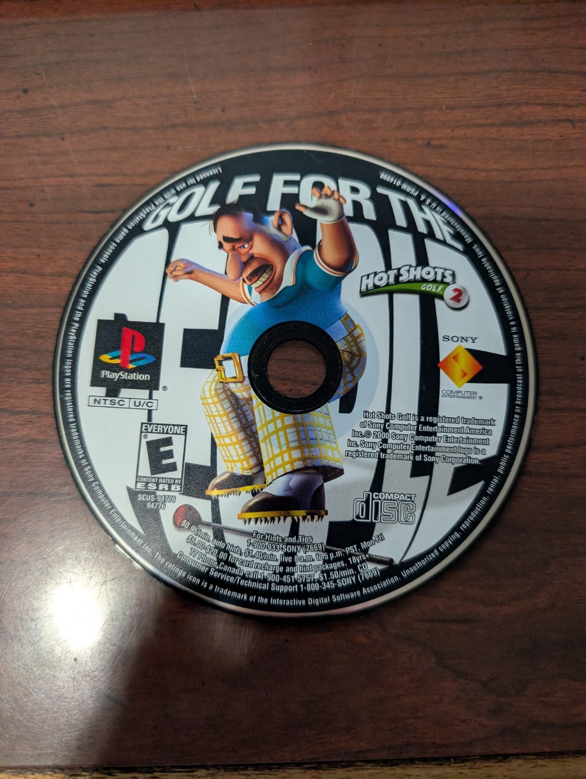Hot Shots Golf 2 (Sony PlayStation 1, PS1) NO TRACKING – DISC ONLY 8059