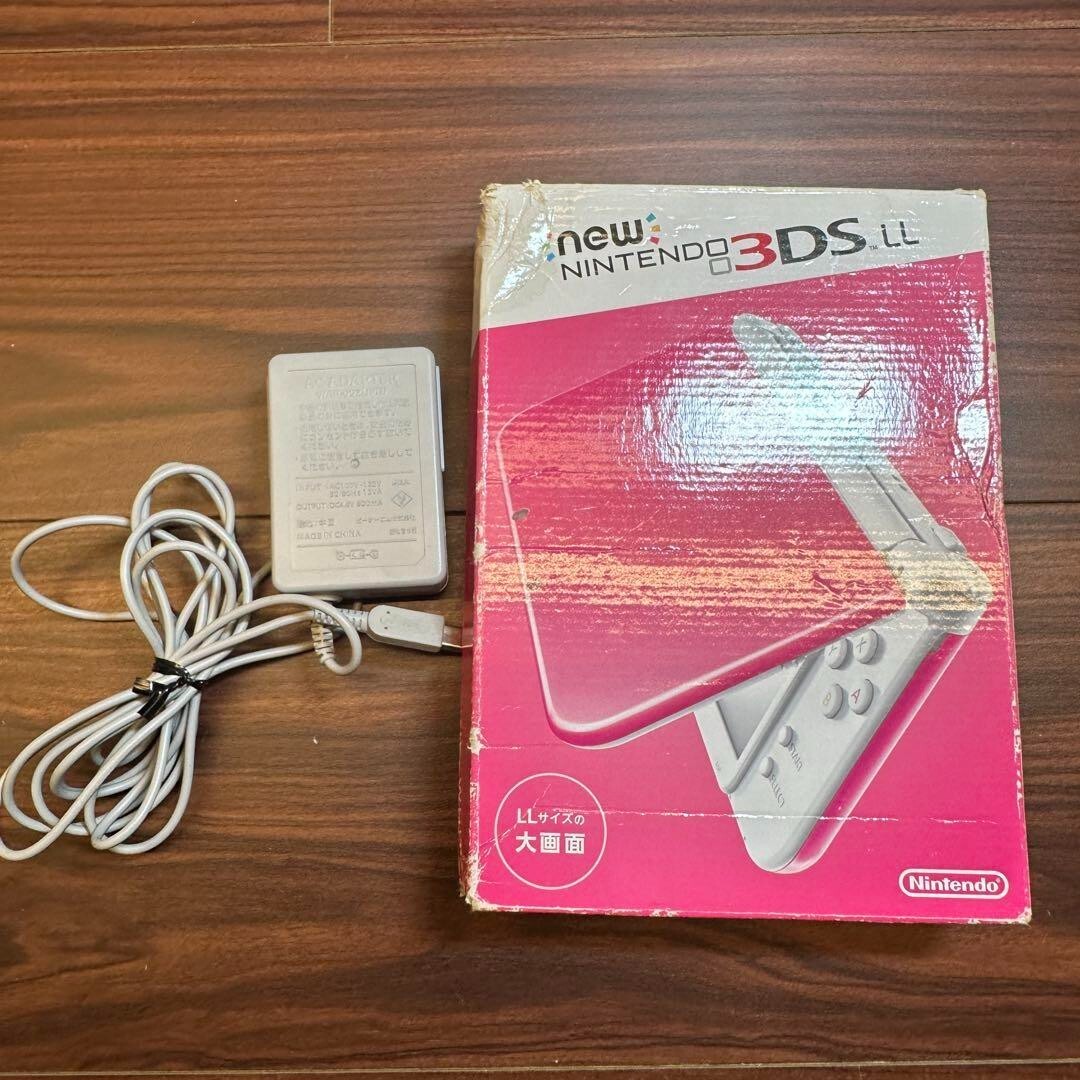 New3DSLL Body Pink x White 2865 From Japan
