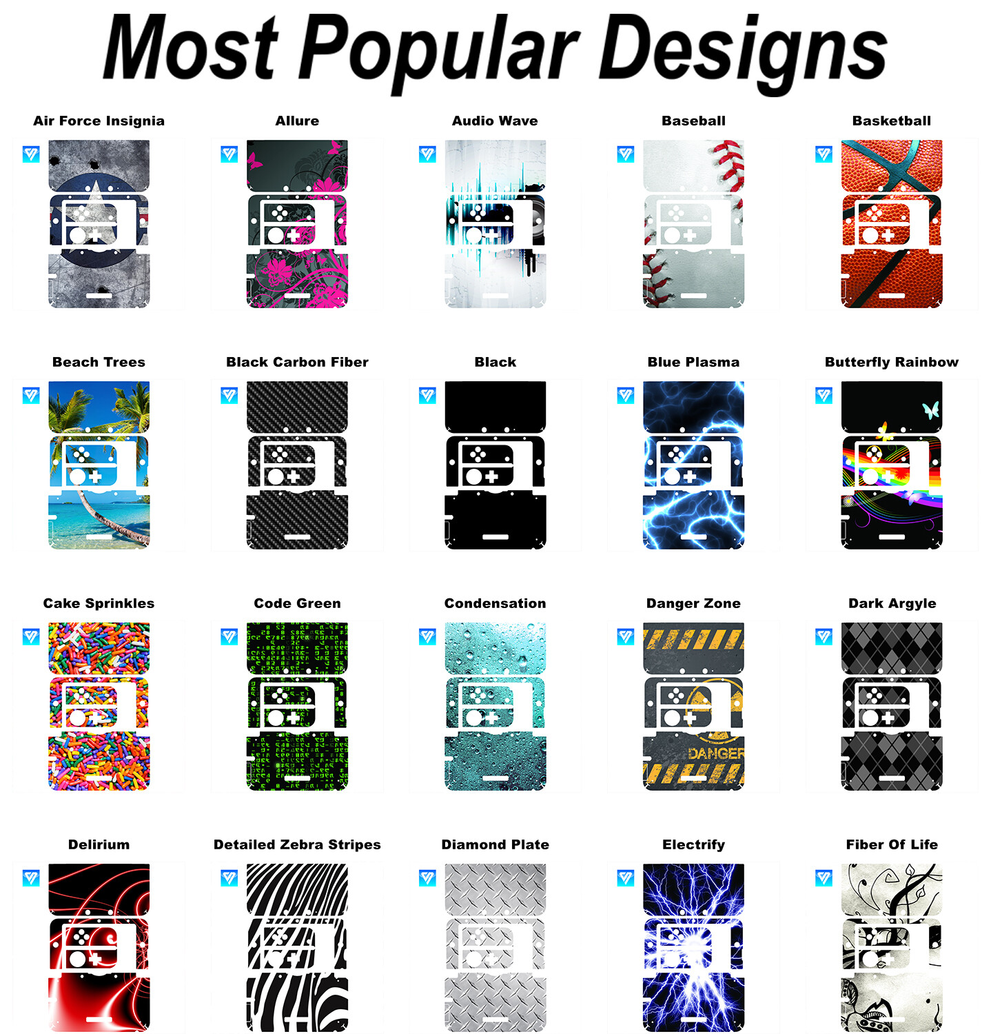 Choose Any 1 Vinyl Decal/Skin Design for the Original 3DS XL – Buy 1 Get 1 Free!