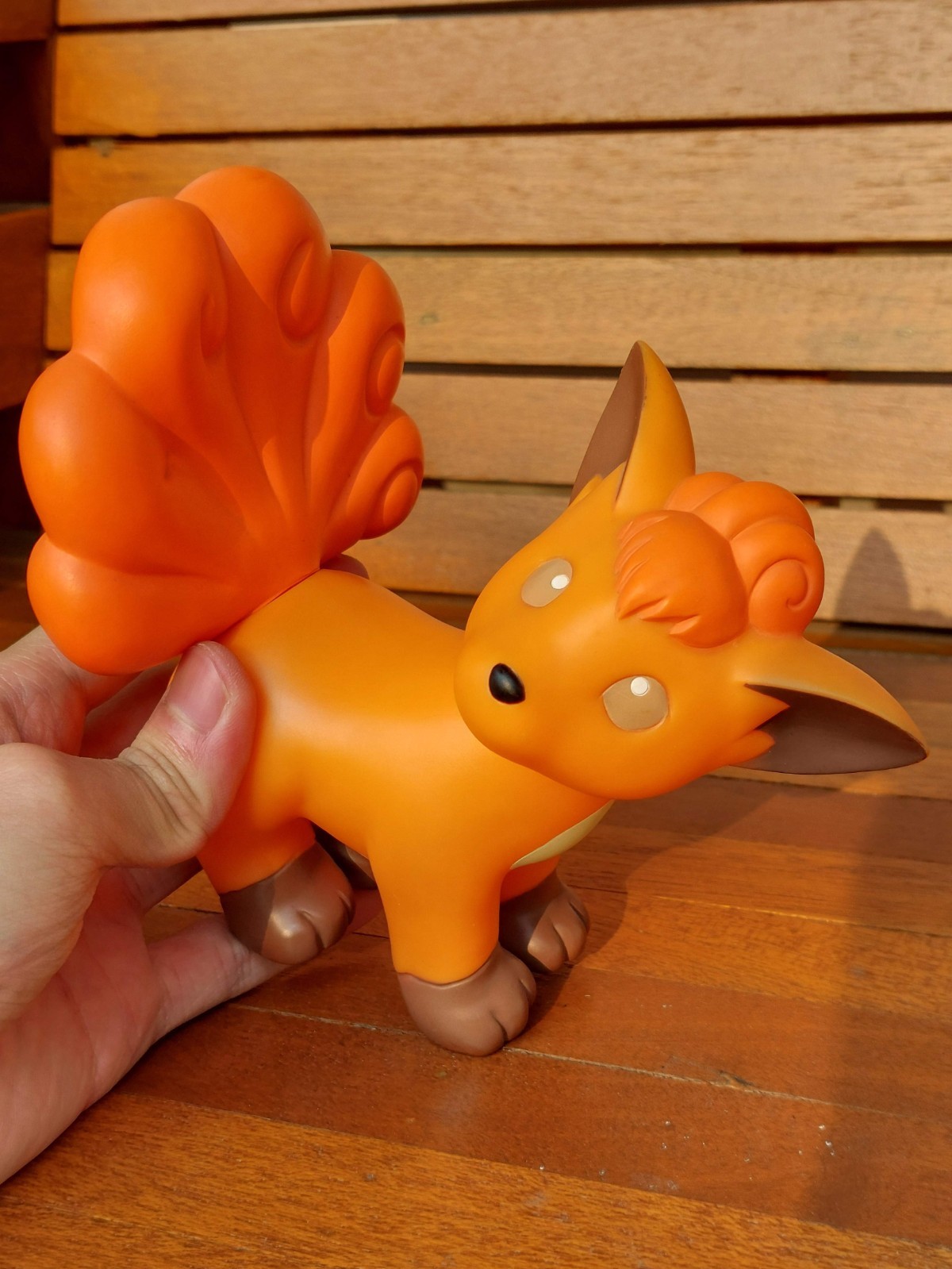 Kanto Vulpix Rokon Pokemon Soft Vinyl DX Deluxe Figure Tomy 1998 E02 5.2in