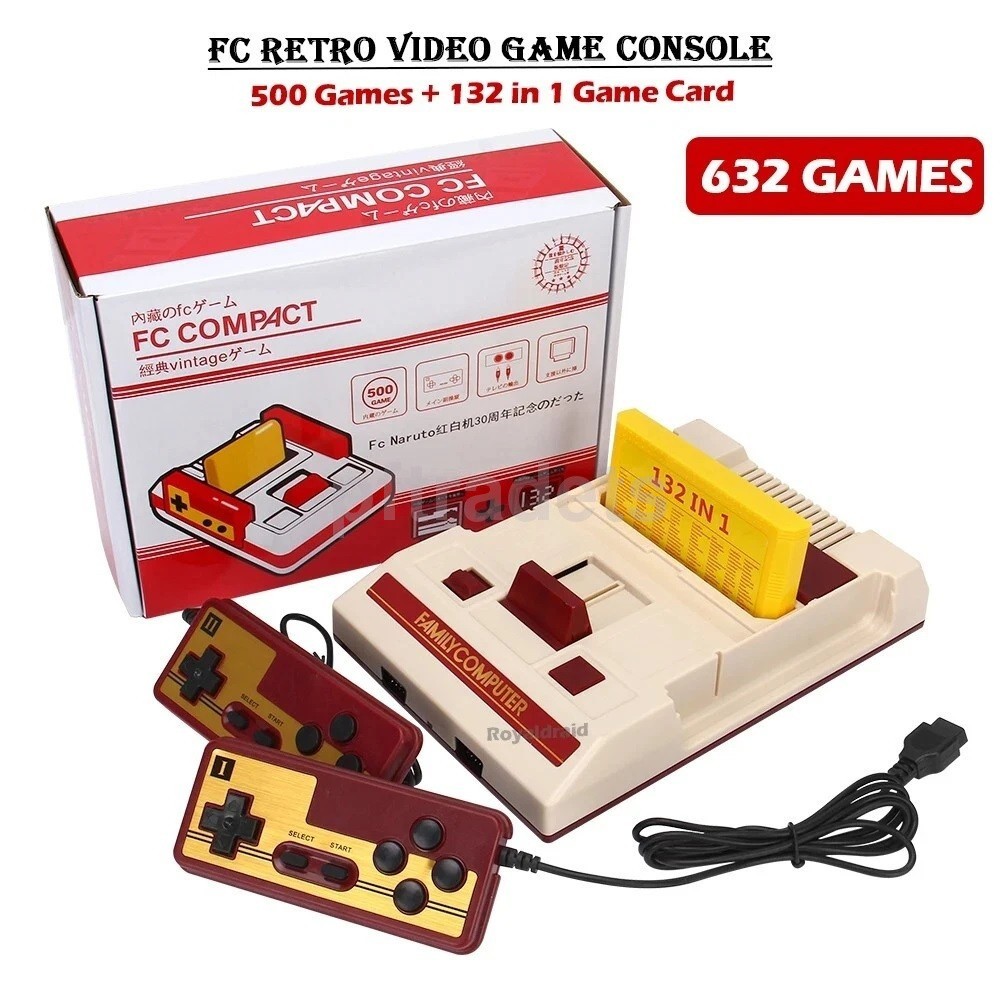 Built in 500 Classic Games 8 Bit Family Computer TV Game Cons Console Video Game