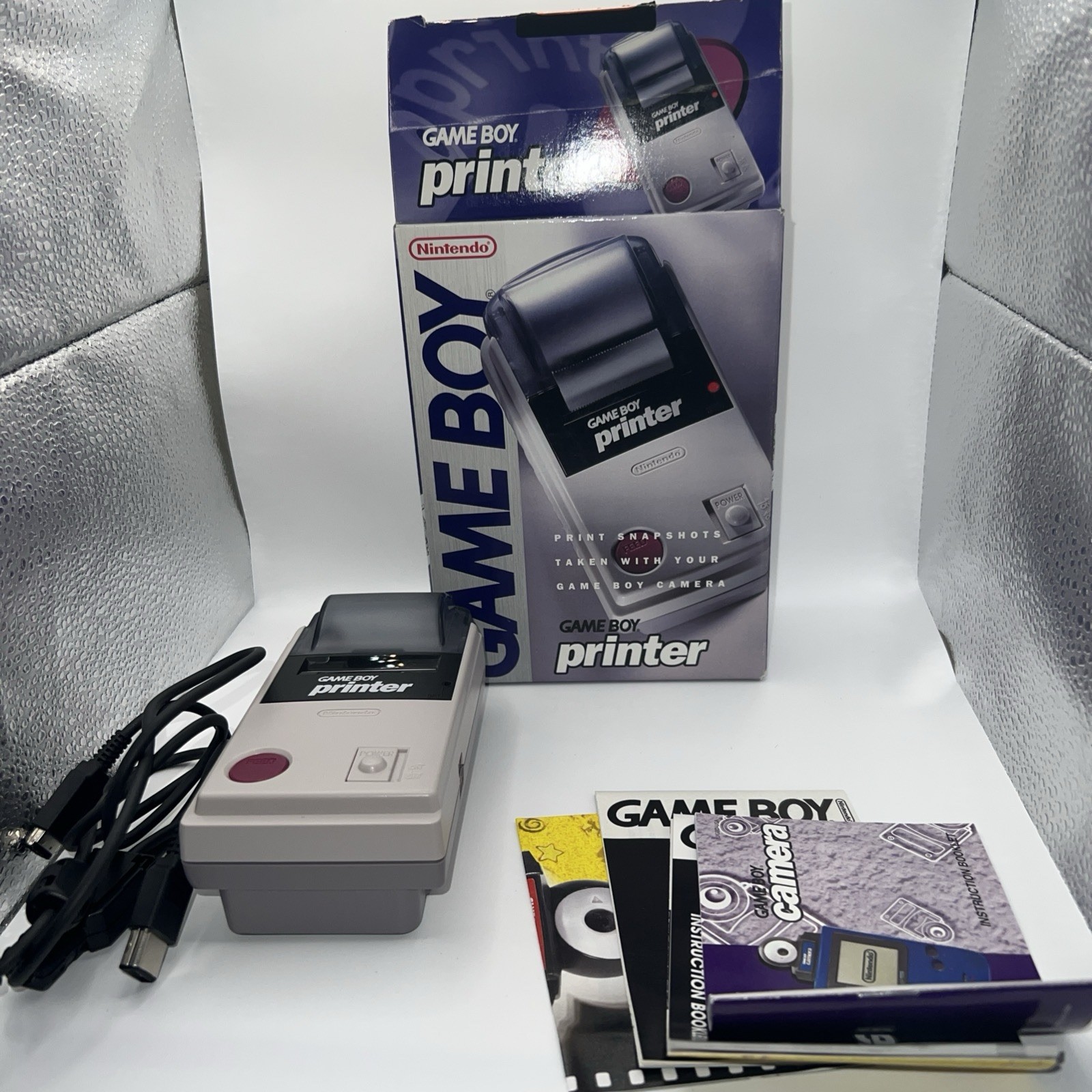 Nintendo GAME BOY Printer – CIB – 3x Sealed Paper Rolls – NEAR MINT, TESTED