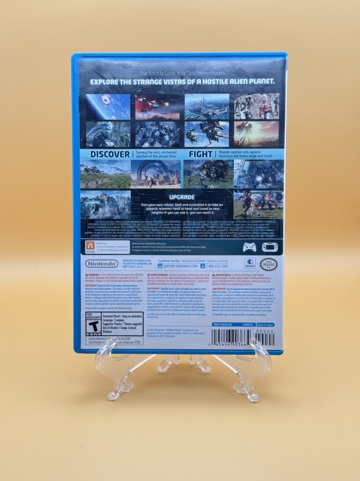 Xenoblade Chronicles X (Wii U, 2015) Fast Shipping