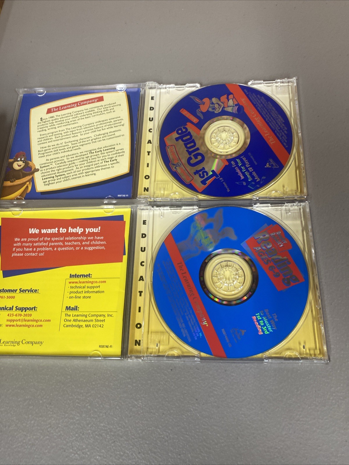 READER RABBIT 1ST GRADE Reading Ages 6-9 1998 +1Clk Windows 11 10 8 7 Vista XP
