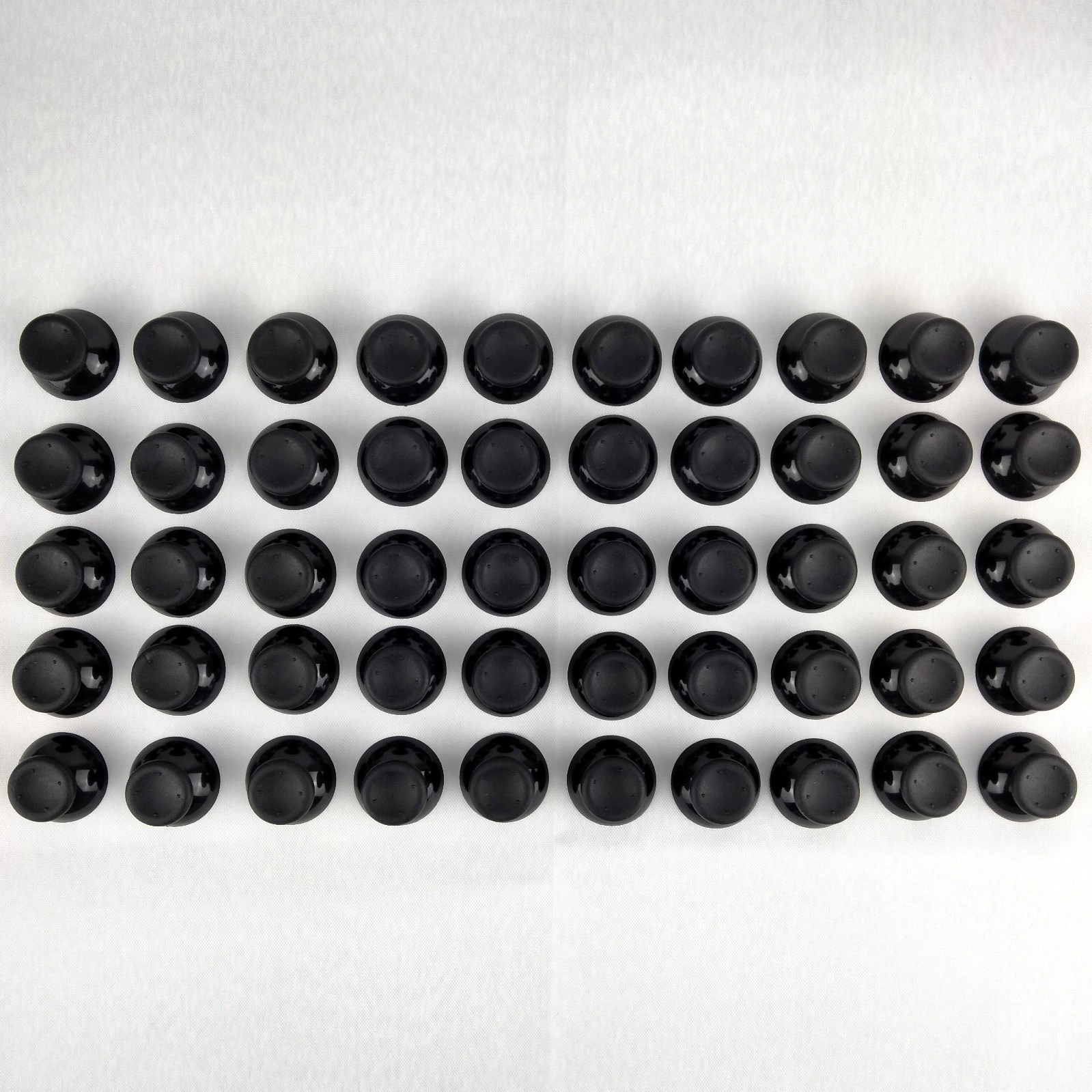 Lot of 50 Gray Microsoft Xbox 360 Replacement Parts Analog Thumb Sticks – NEW