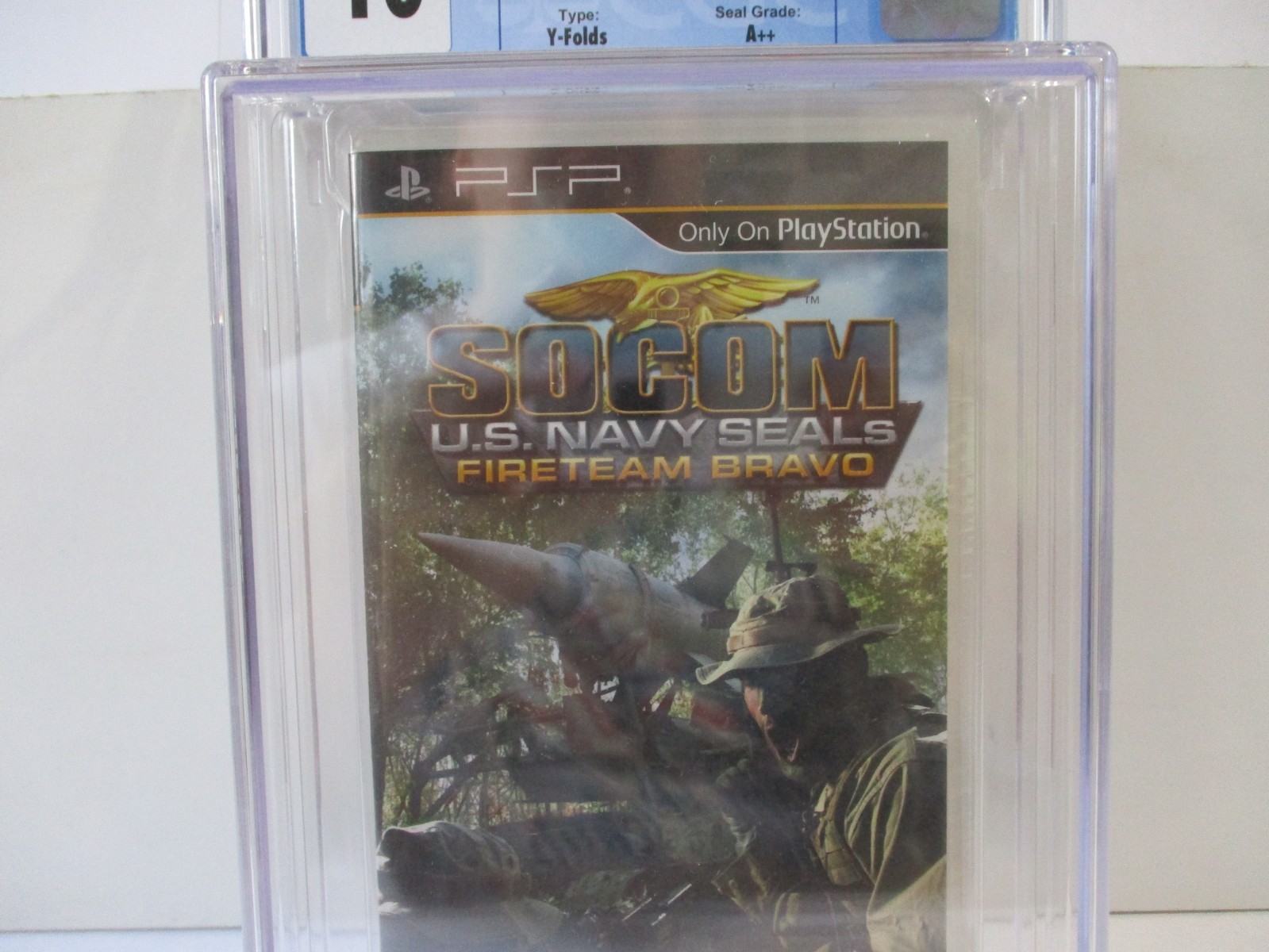 Socom US Navy Seals Fireteam Bravo (Sony PSP, 2005) CGC Graded Perfect 10 A++
