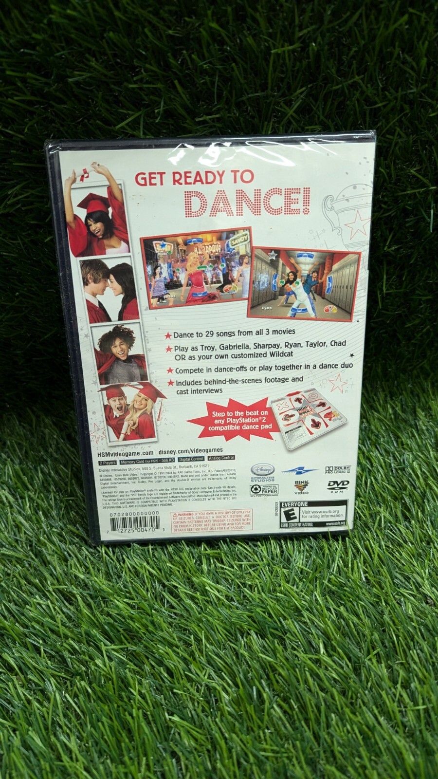 New High School Musical 3: Senior Year Dance Bundle (PlayStation 2, 2008) READ!