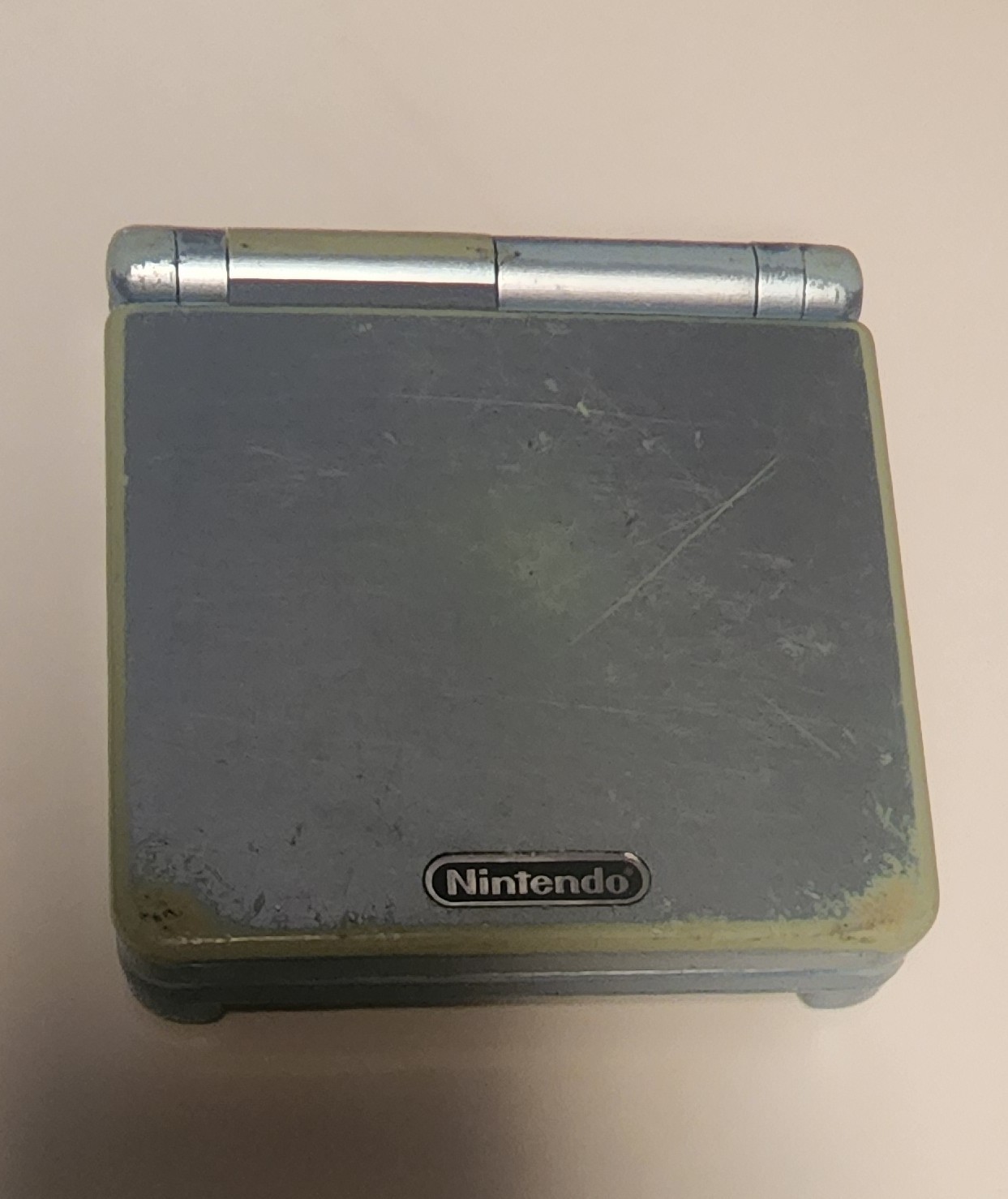 Nintendo GameBoy Advance GBA SP Pearl Blue AGS-101 Console *Read Description**