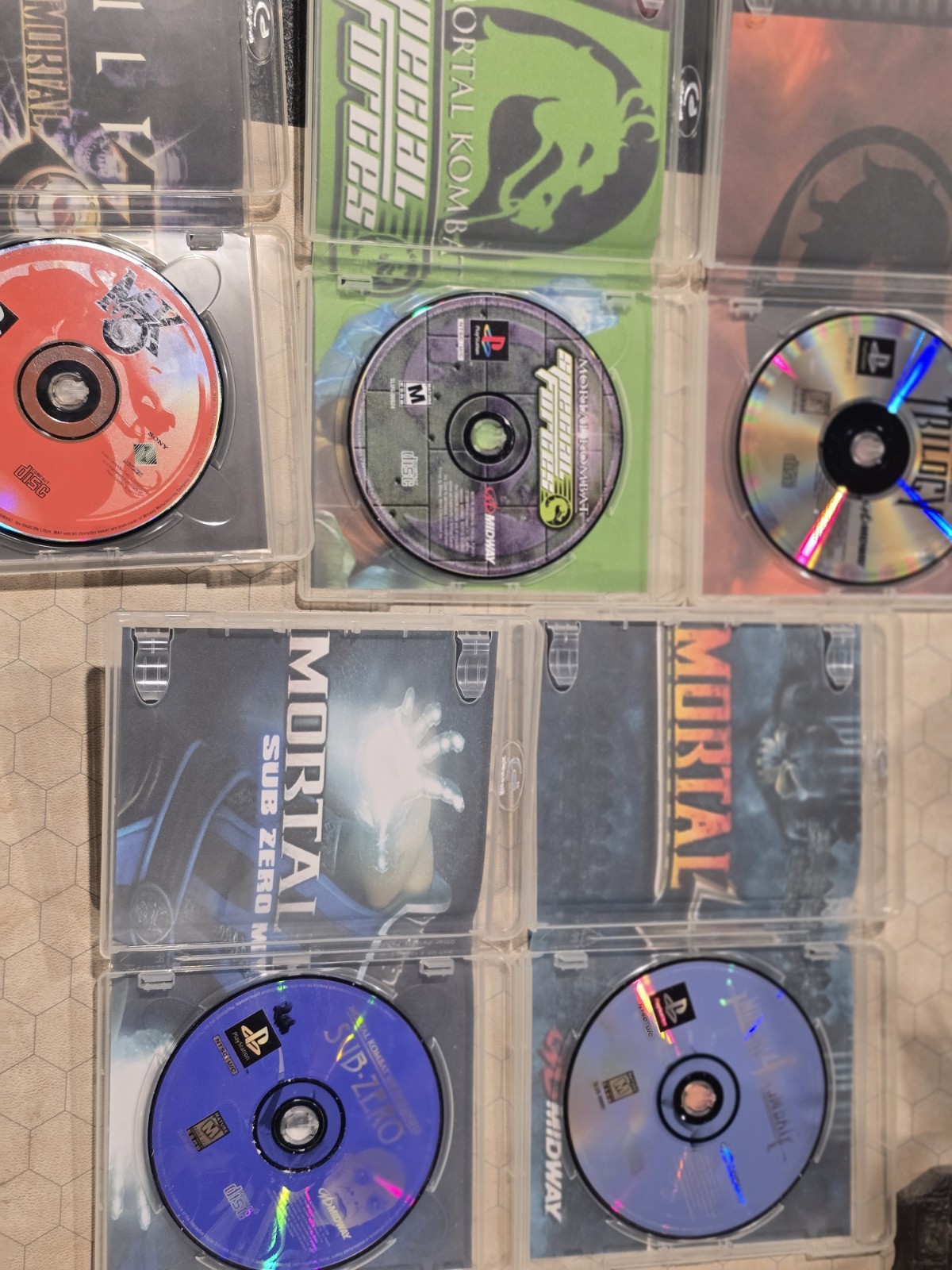 Mortal Kombat Game Collection With Kollectors Editions Lot/ Figures & More