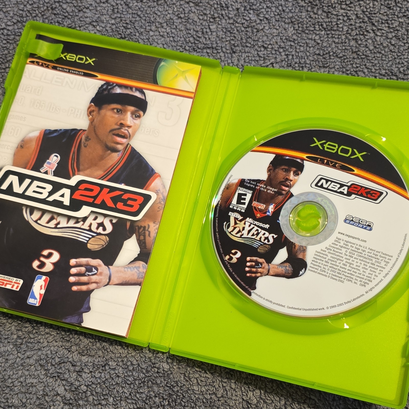 SEGA NBA 2K3 (Microsoft Xbox) Online Play Multiplayer E NTSC-U/C