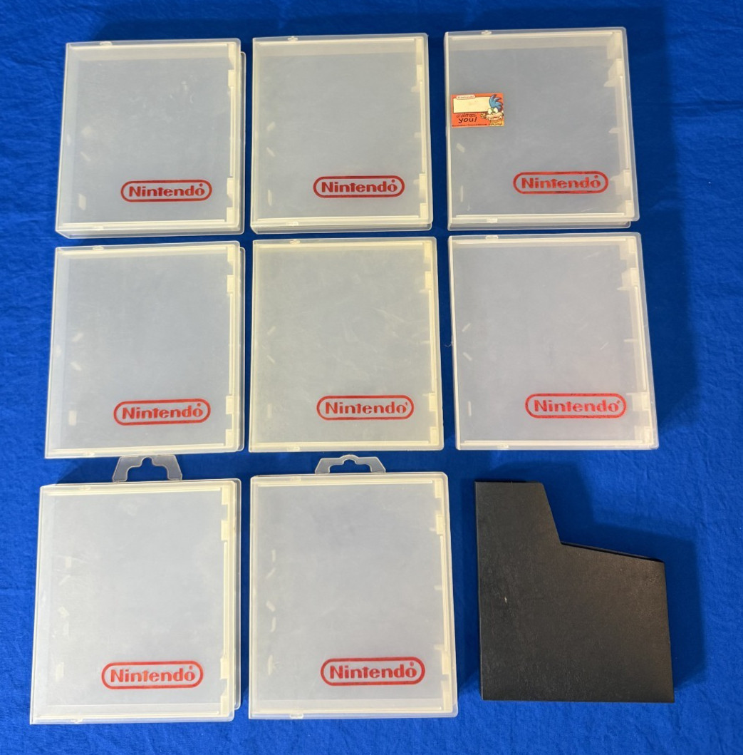 Nintendo Official Clamshell Clear Hard Game Case 8 OEM Nintendo Brand