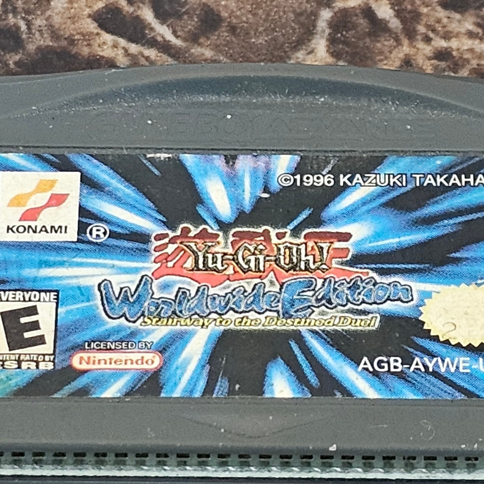 Yu-Gi-Oh Worldwide Edition Stairway to the Destined Duel Game Boy Advance GBA