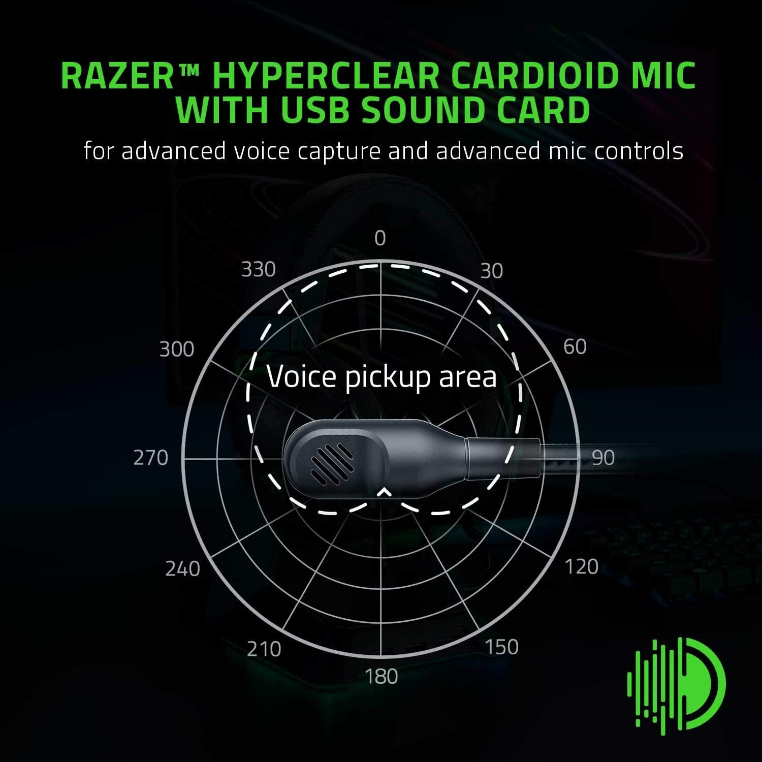Razer – BlackShark V2 X Wired 7.1 Surround Sound Gaming Headset for PC PS5 XBOX