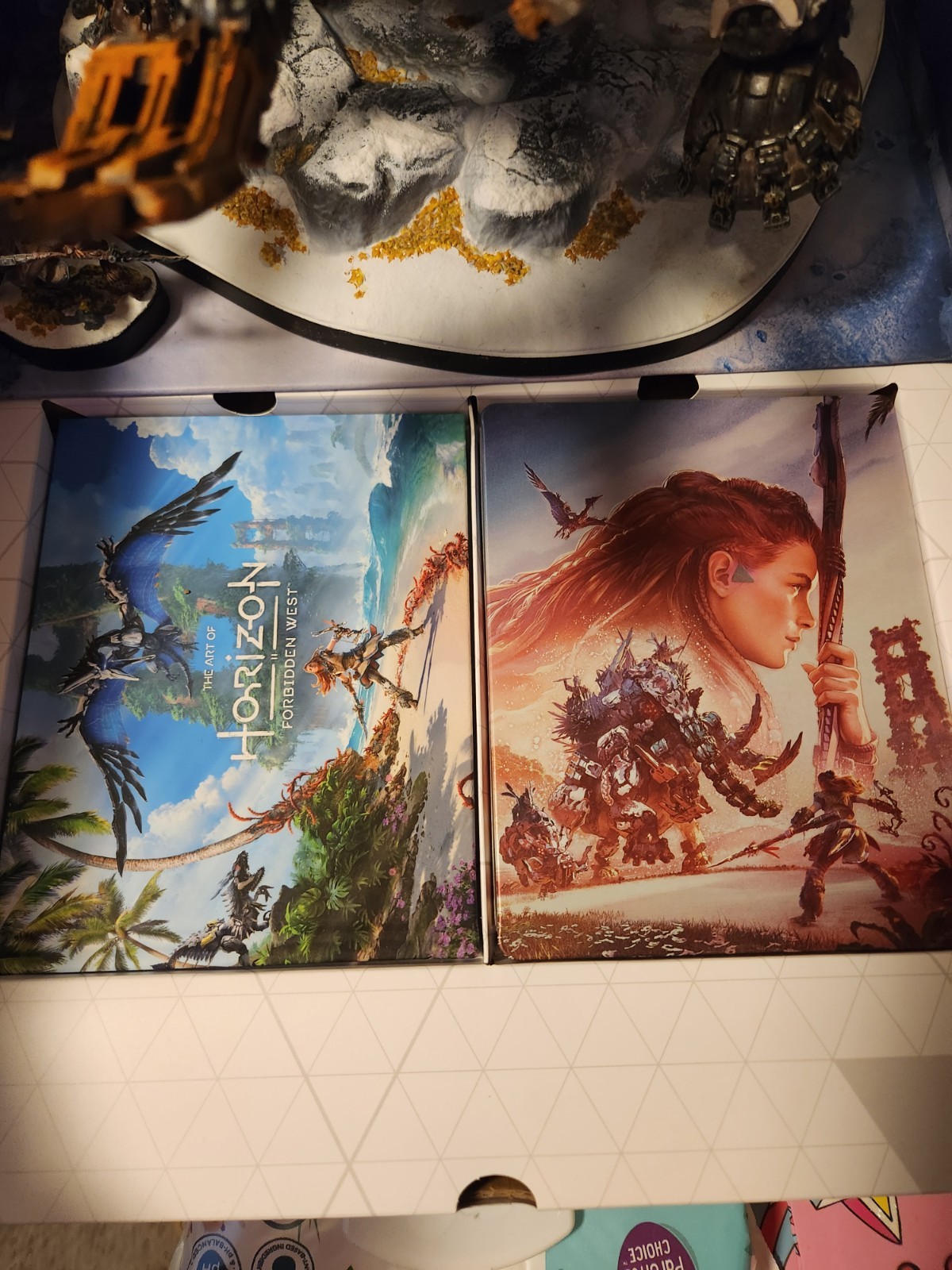 Horizon Zero Dawn Tremortusk Aloy Statue with 2 Figures