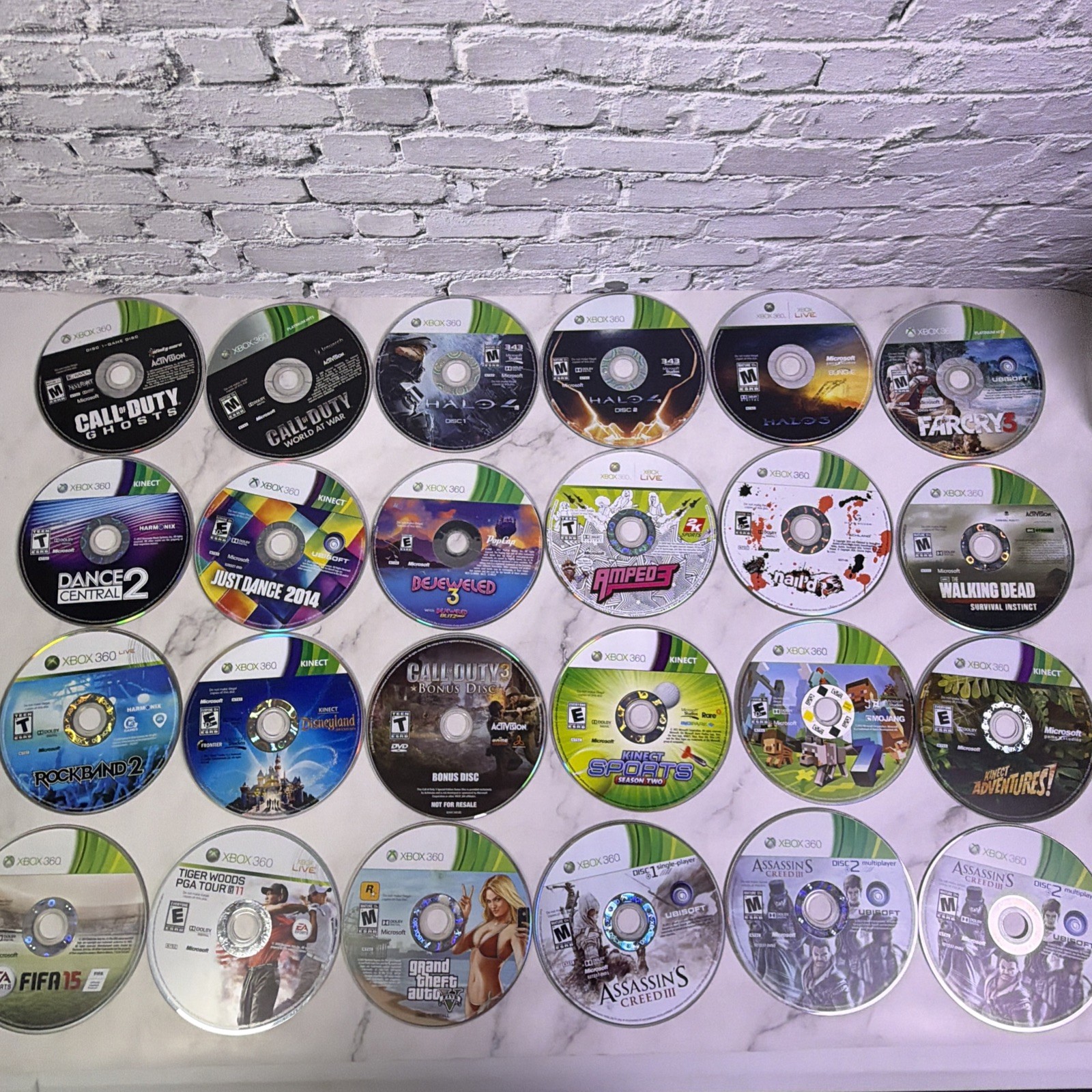 Lot Of 40 Xbox 360 Video Games Assorted – Untested – Read Description