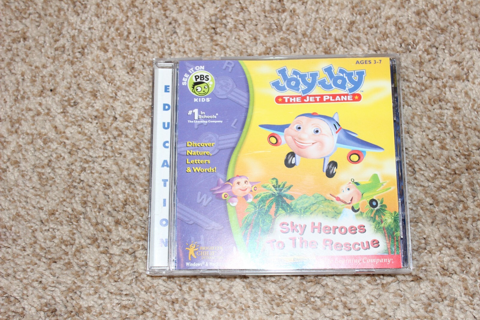 Jay Jay The Jet Plane Sky Heroes To The Rescue PC CD Rom 2002 Nice