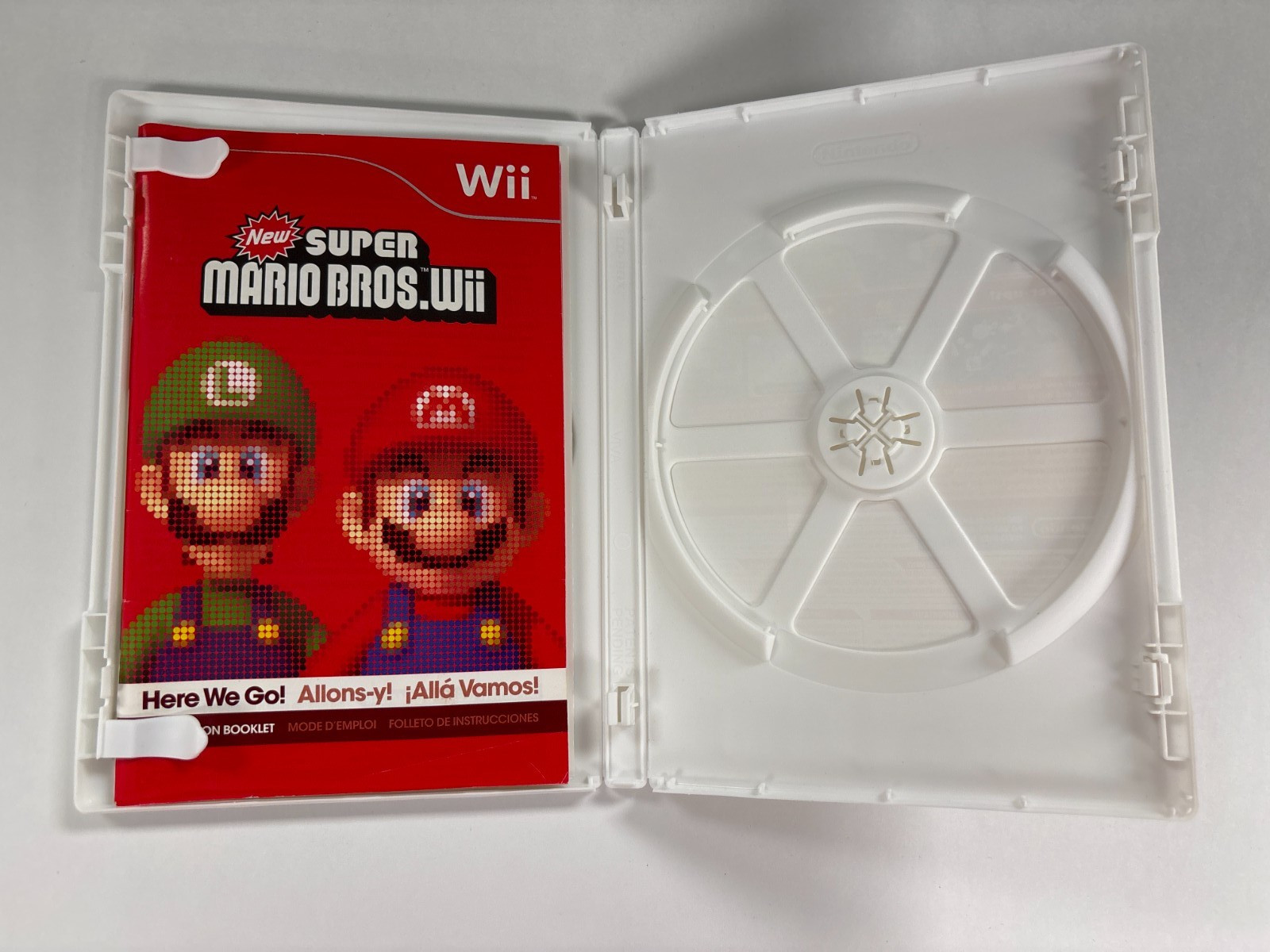 Case and Manual Only NO GAME New Super Mario Bros Wii Nintendo Wii Authentic