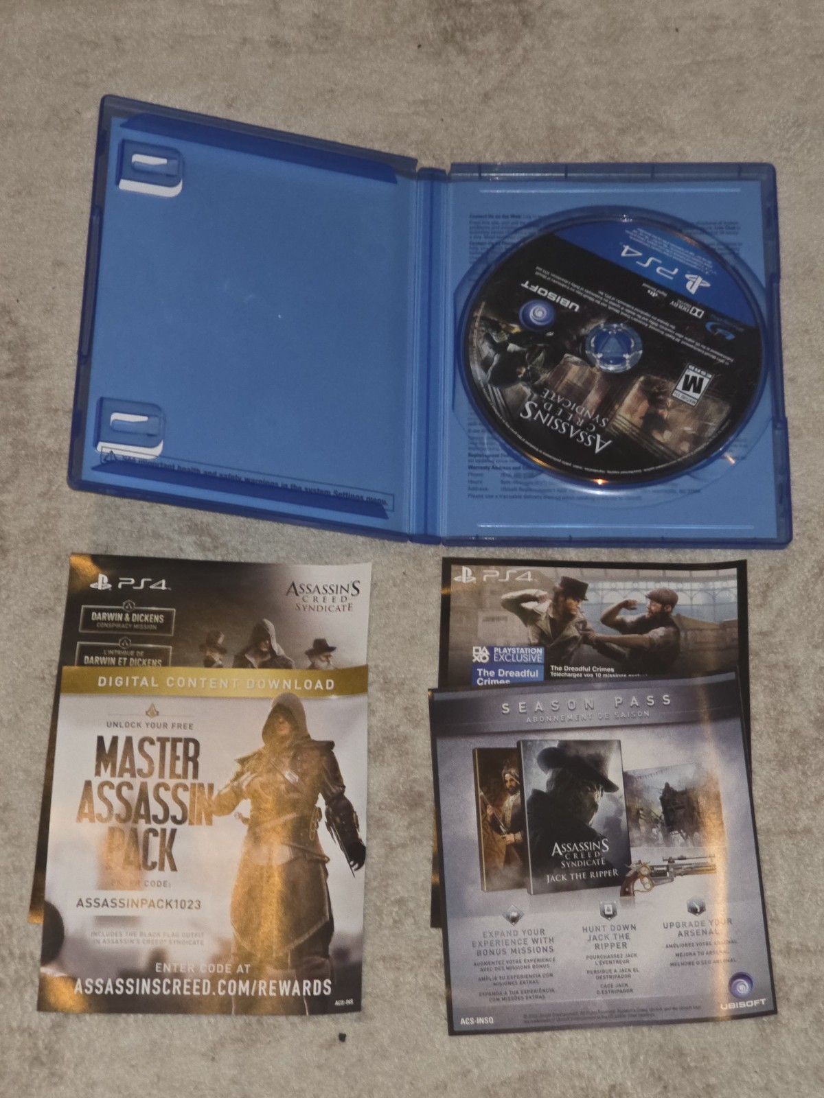 Assassin’s Creed: Syndicate Limited Edition PlayStation 4 2015 PS4 CIB Complete