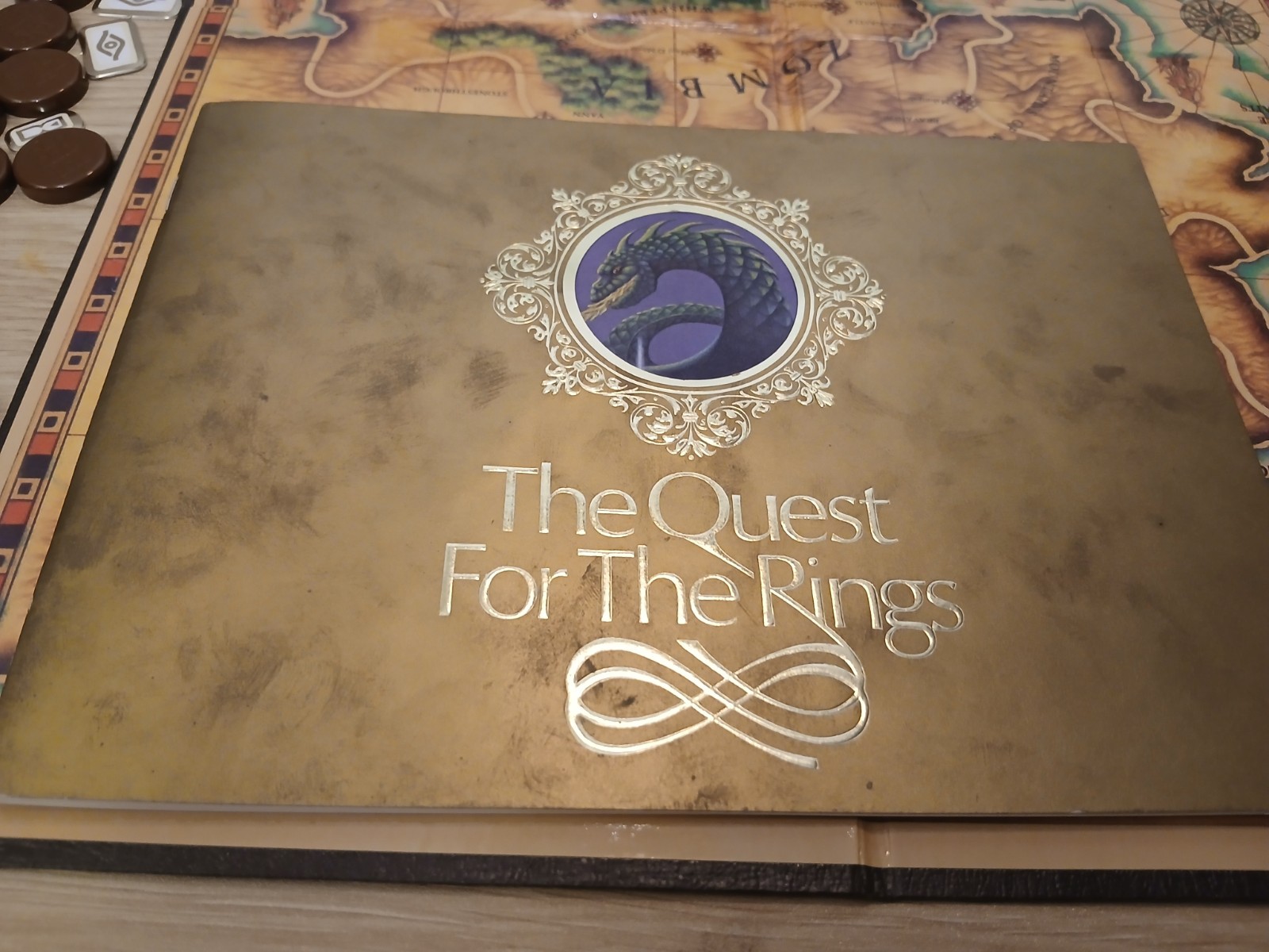Odyssey 2 Magnavox Quest For The Rings Board Video Game INCOMPLETE