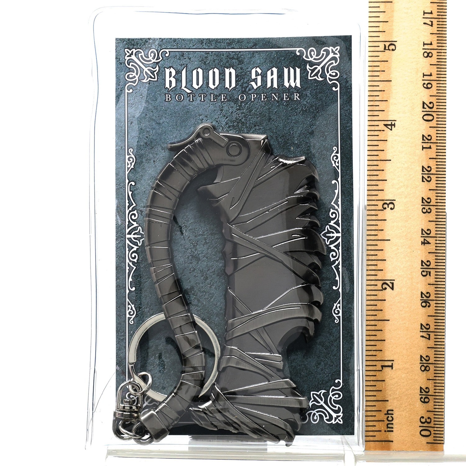 Bloodborne Saw Cleaver 4.5″ Bottle Opener Figure Keychain Metal Collectible