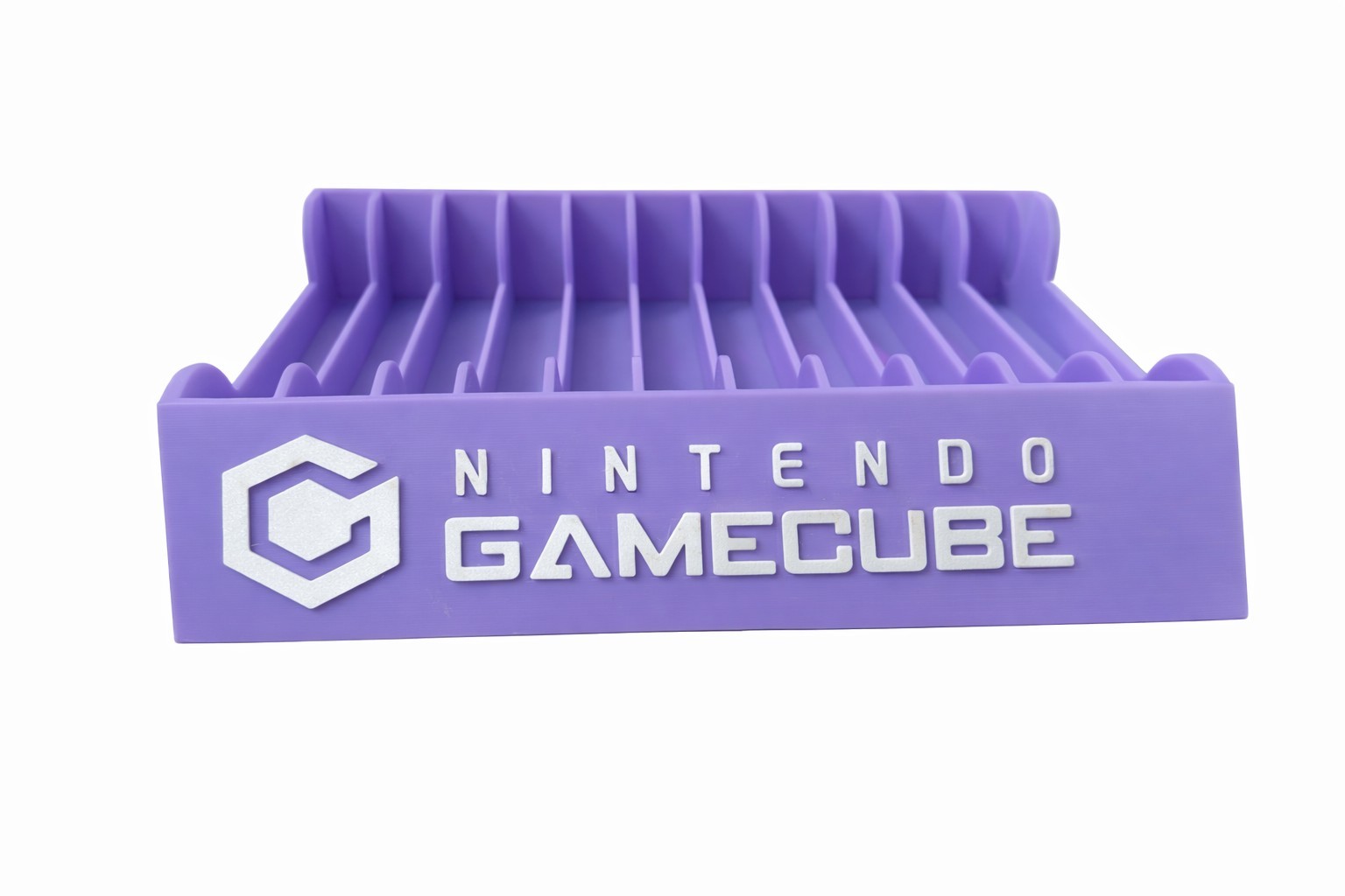 Nintendo Gamecube Videogame Holder Display Holds 12 Game Cases 3d Printed PLA