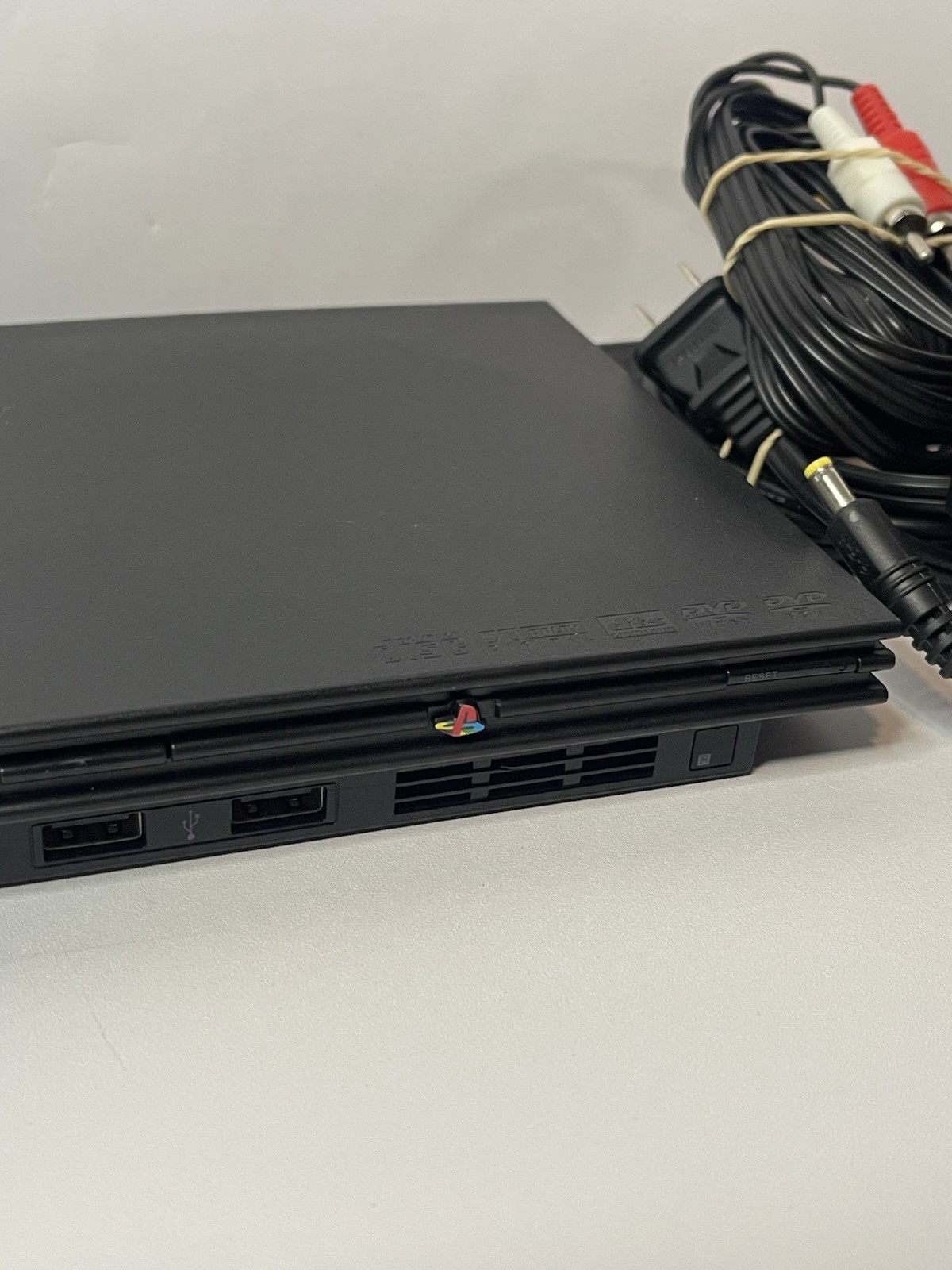 Sony PlayStation 2 PS2 Slim SCPH-79001 Console System Bundle – READ DESCRIPTION